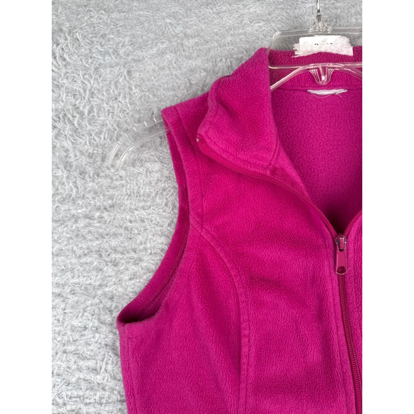 Pinko VINTAGE Columbia Vest Women XS Pink Fleece Polyester Full Zip Walking Golf Size S / US 4 / IT 40 - 3 Thumbnail