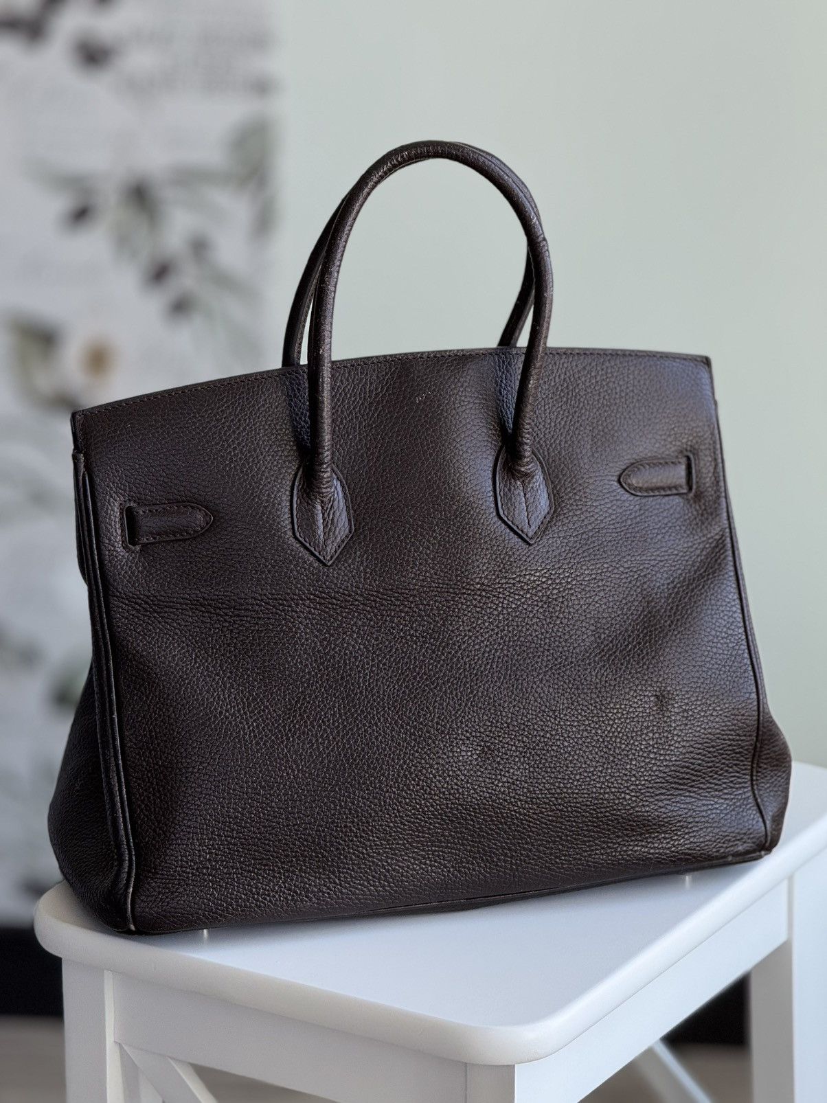 Hermes Hermes Birkin 35 Brown Shoulder Bag Size ONE SIZE - 7 Thumbnail