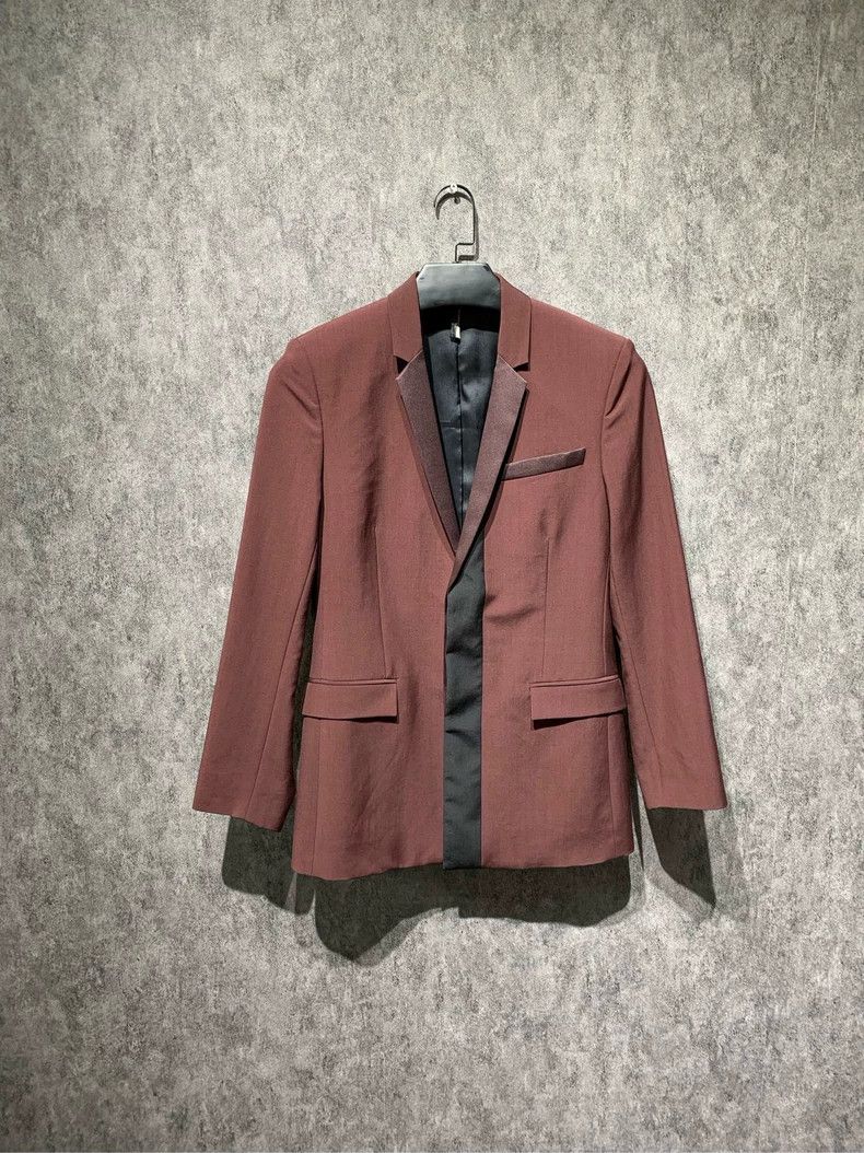 Dior Dior Burgundy show suit 2501-Nextarrow Size 44R - 1 Thumbnail