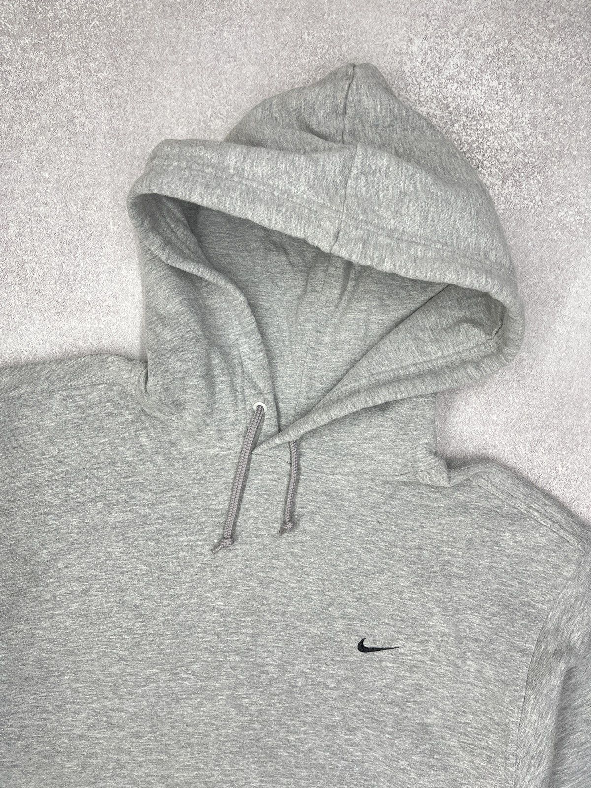 Vintage Nike Basic Hoodie Grey Oversized Small Swoosh ACG