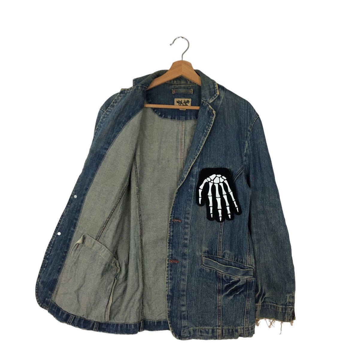 Other 🔥VINTAGE HIKORY CHORE JACKET NYLAUS JEANS WORK JAPAN Size US M / EU 48-50 / 2 - 8 Thumbnail
