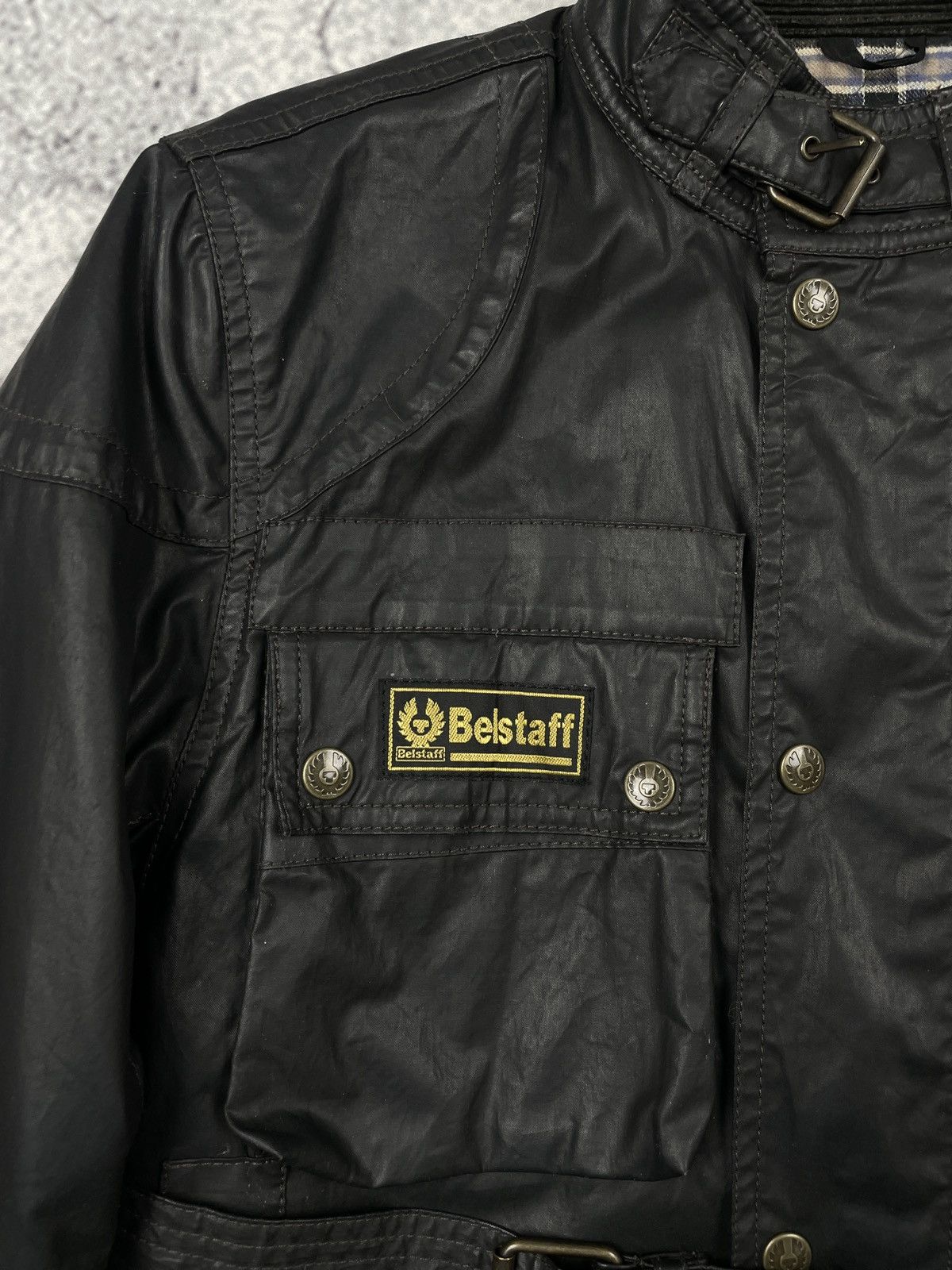 Belstaff Belstaff M (44) jacket motorcycle Gold label sammy Miller Size US M / EU 48-50 / 2 - 15 Thumbnail