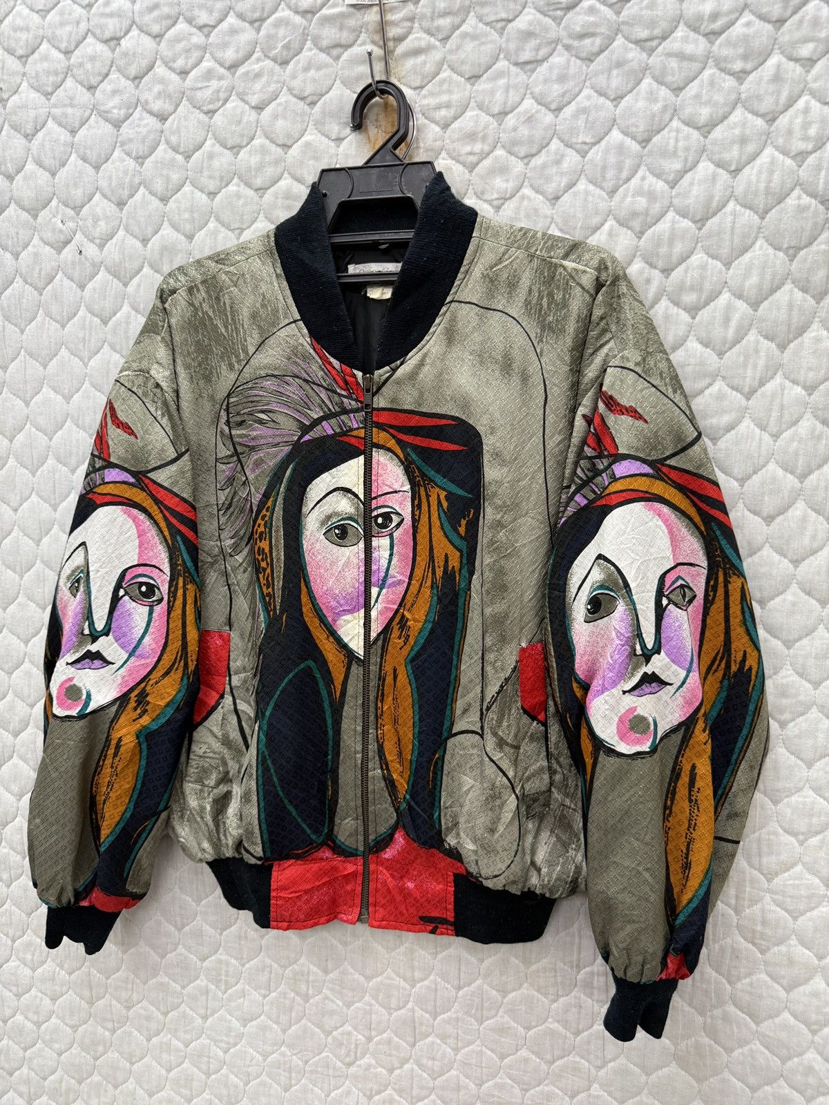 Fuck Art, Make Tees 🔥🔥🔥ARCIVE VINTAGE PICASSO BOMBER JACKET Size M / US 6-8 / IT 42-44 - 3 Thumbnail