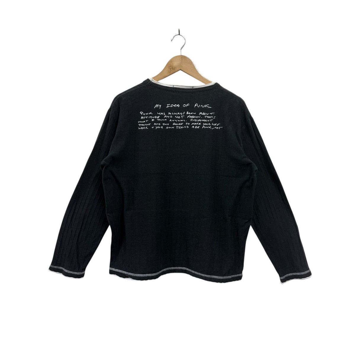 14th Addiction Japanese Poem Rock Punk Timely Longsleeve Size US L / EU 52-54 / 3 - 2 Thumbnail