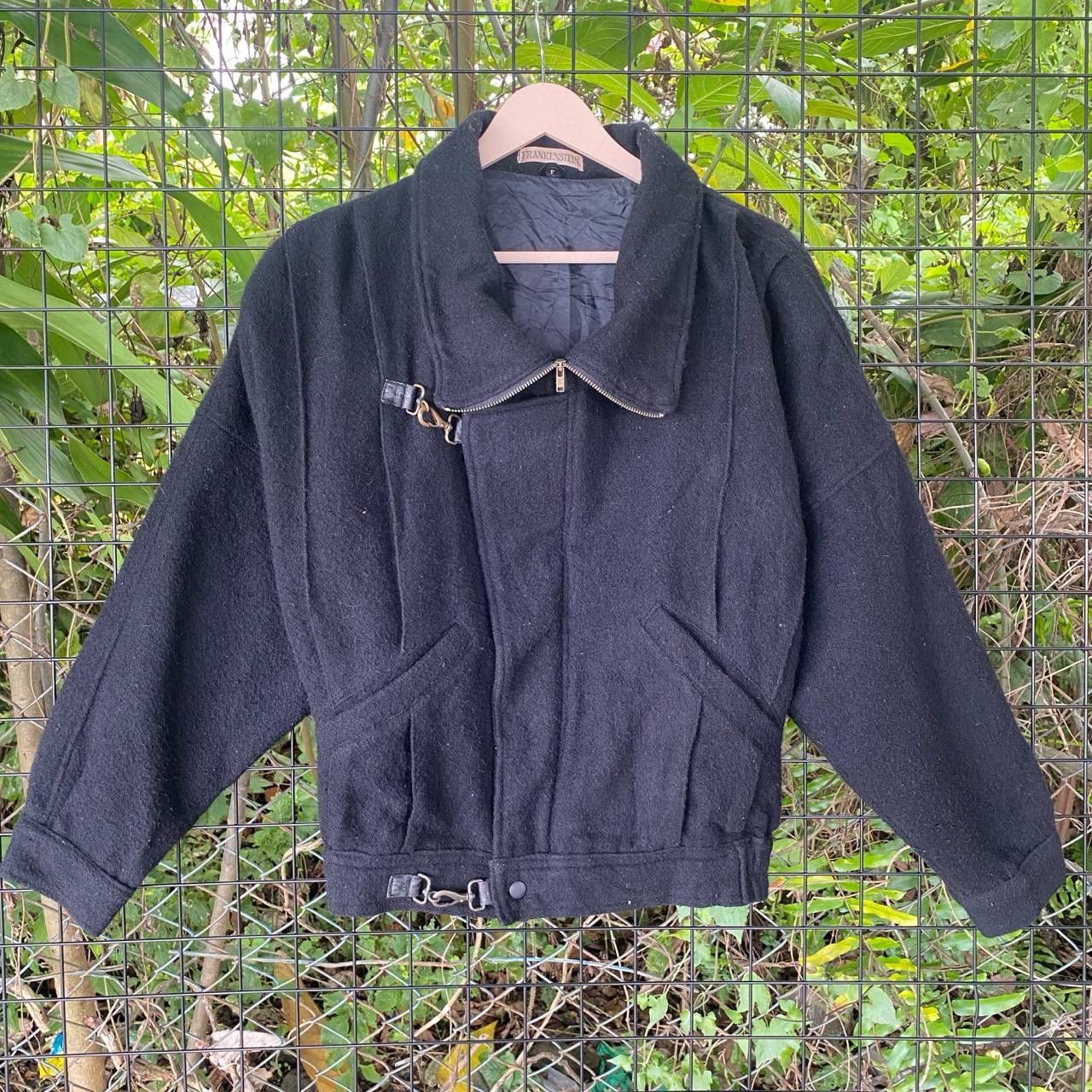 Japanese Brand Frankenstein Punk Style Wool Baggy Jacket Free Size Size US M / EU 48-50 / 2 - 2 Thumbnail
