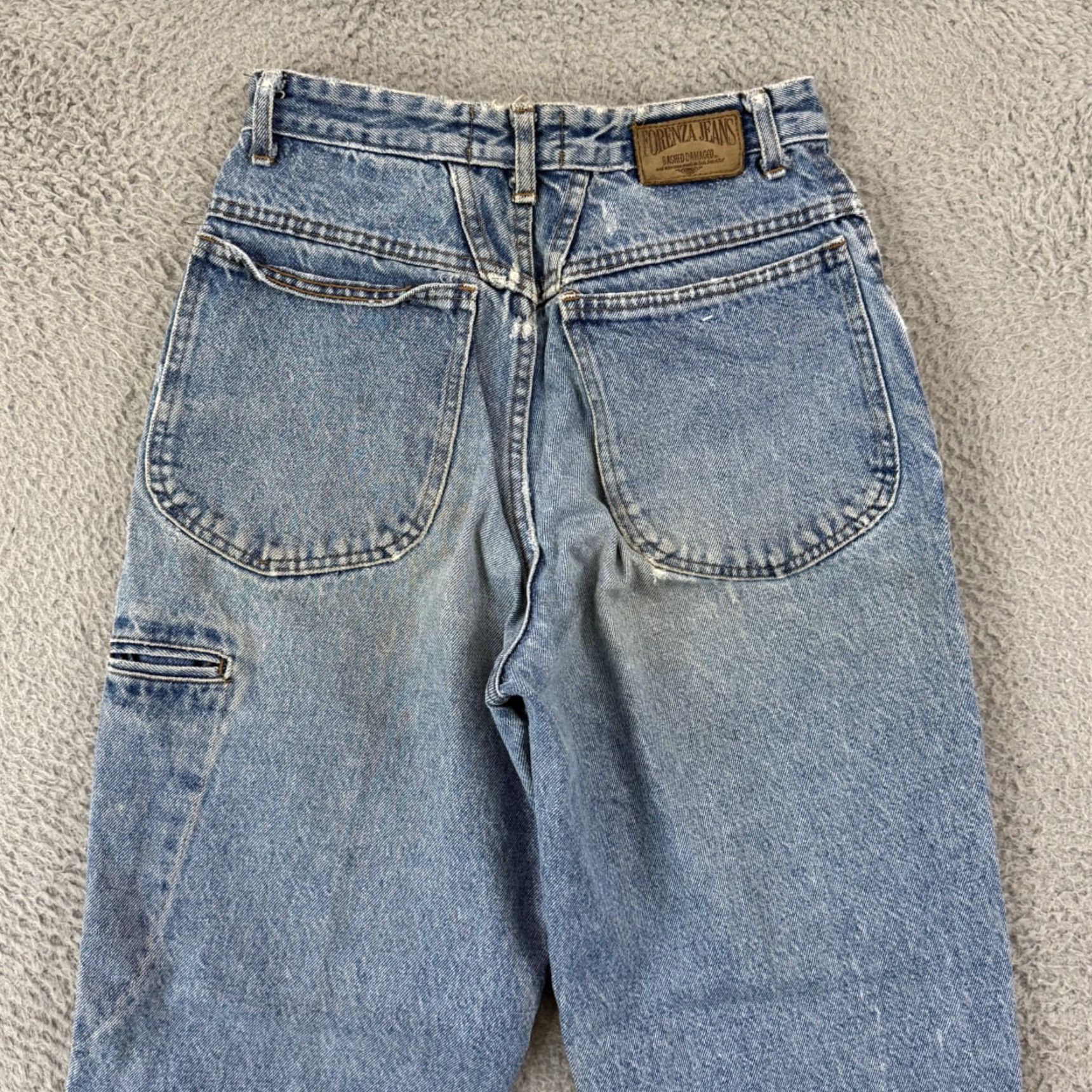 Vintage VINTAGE Forenza Jeans Womens 6 Blue High Waisted Mom 90s Tapered Denim 26x30 Zip Size 28" / US 6 / IT 42 - 6 Thumbnail