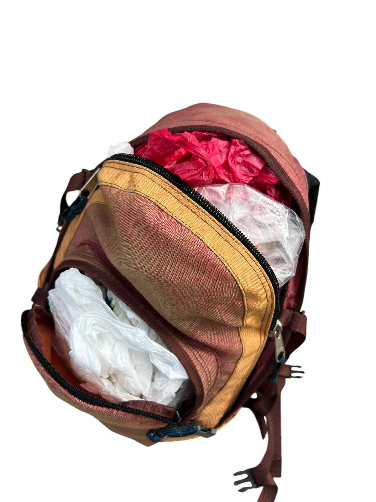 Vintage Vintage Sun Faded Walk-About Multi Colour Backpack Bag Size ONE SIZE - 21 Thumbnail