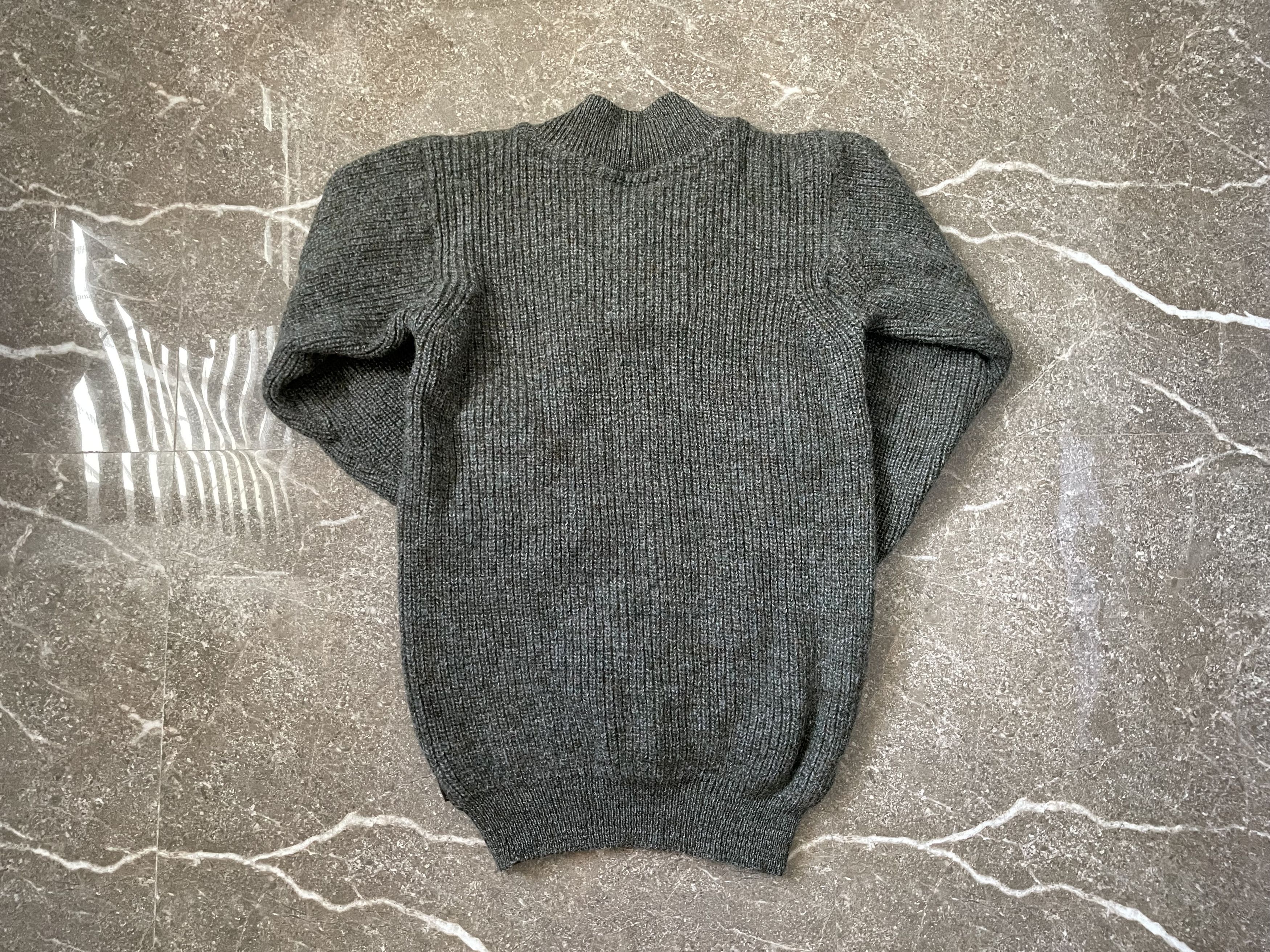 Barbour × Vintage Schott Wool Knitted Sweater Button Size US S / EU 44-46 / 1 - 6 Thumbnail