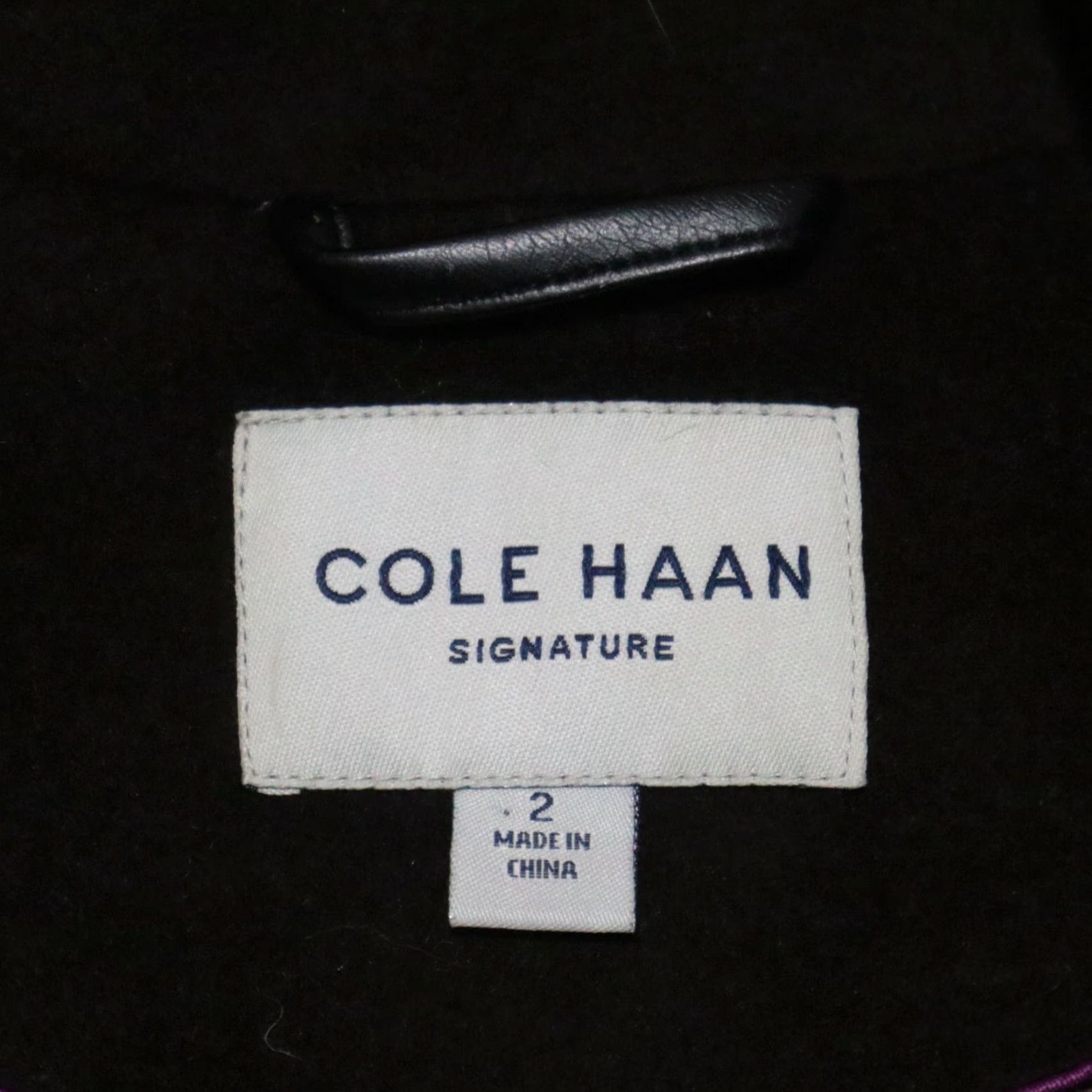 Cole Haan VINTAGE Cole Haan Coat Wool Blend Long Overcoat Zip Button Women Size 2 Brown 90s Womens Size XS / US 0-2 / IT 36-38 - 3 Thumbnail