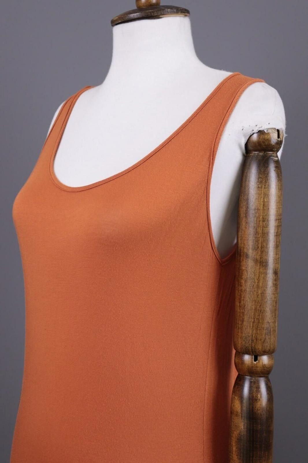 Designer Gudrun Sjoden Orange Bodycon Tunic Blouson Dress Size M Size M / US 6-8 / IT 42-44 - 10 Thumbnail