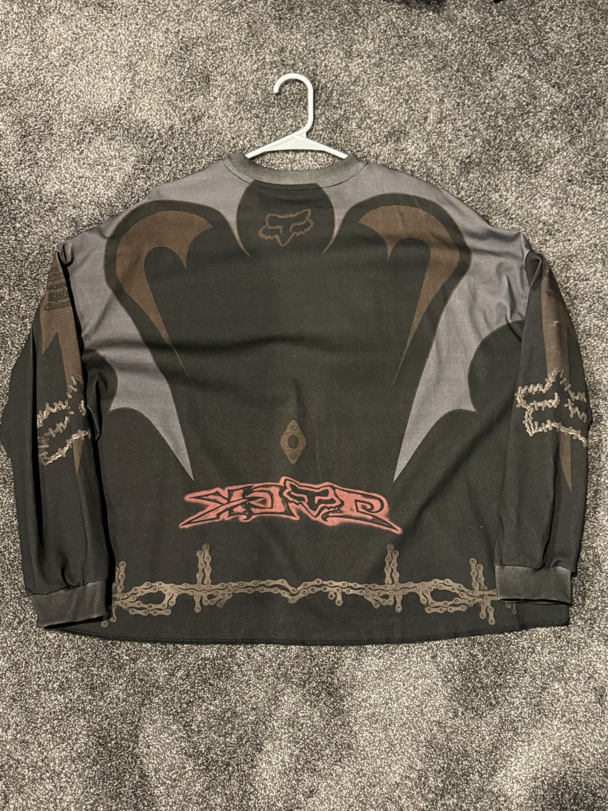 Fox Racing × Travis Scott Cactus Jack x Fox Racing Jersey II Black (ComplexCon) Size US M / EU 48-50 / 2 - 3 Thumbnail