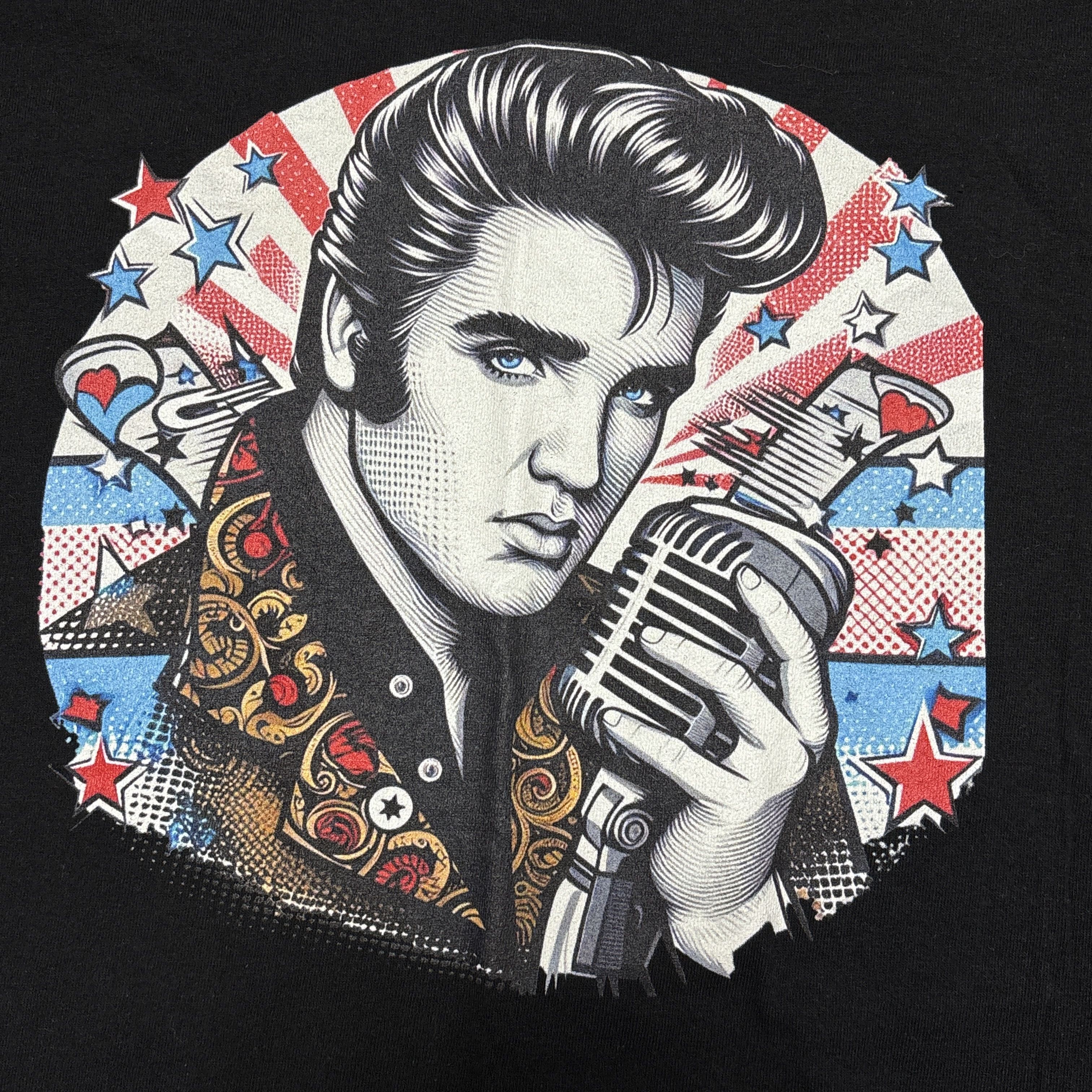 Band Tees Elvis Presley Shirt Tour Concert Rock N Roll Band Tee Size US L / EU 52-54 / 3 - 4 Thumbnail