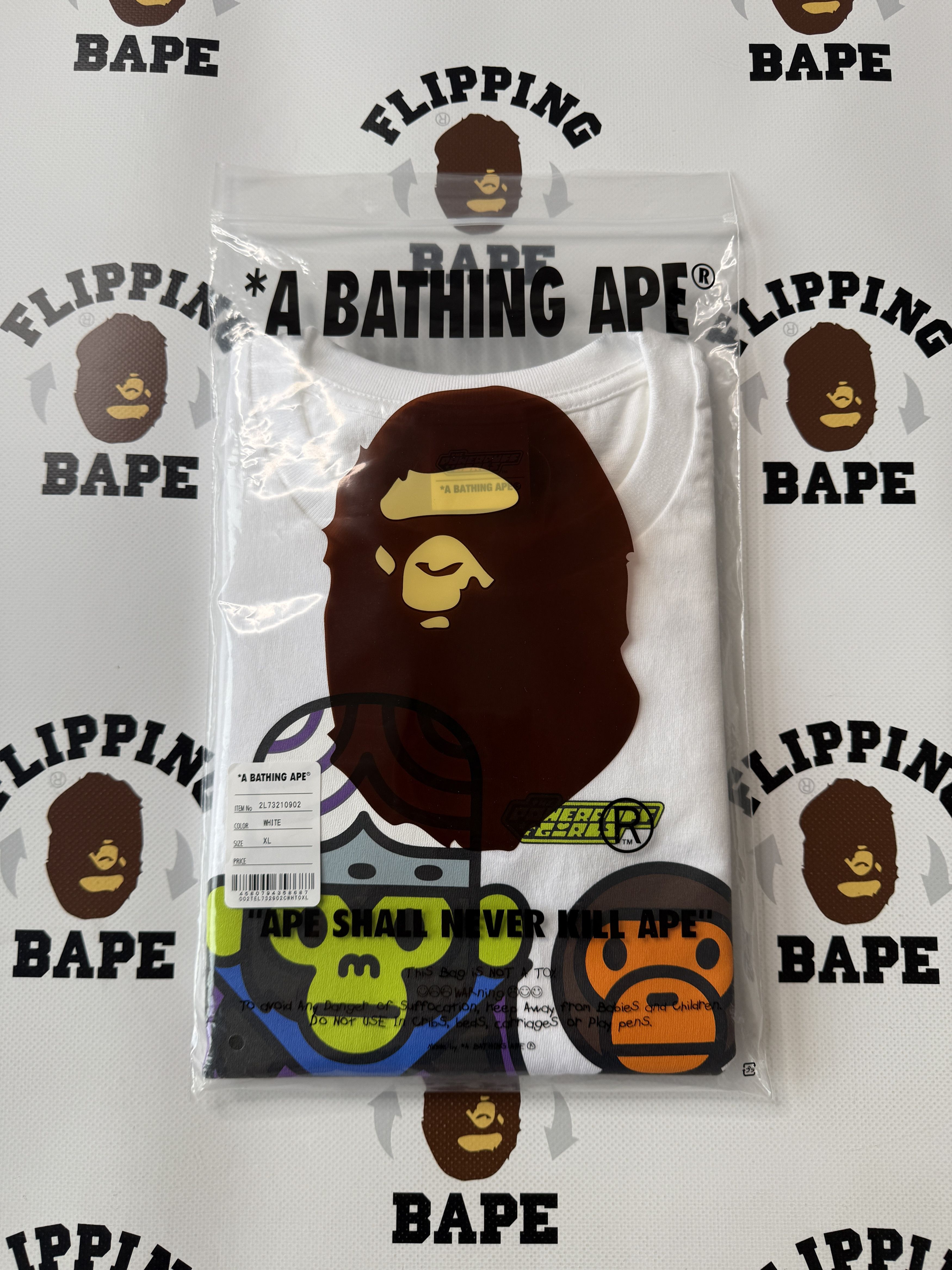 Bape BAPE X THE POWERPUFF GIRLS BABY MILO MOJO JOJO Size US XL / EU 56 / 4 - 12 Thumbnail
