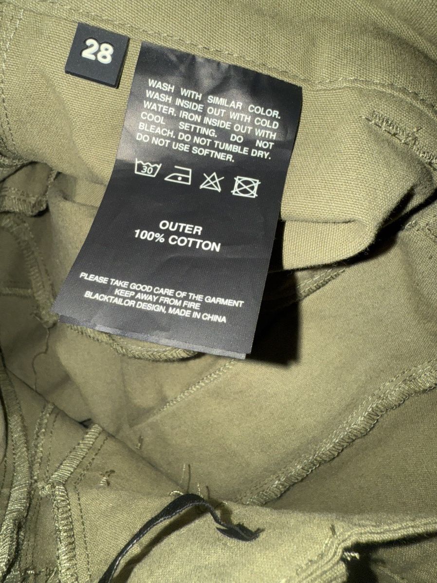 Other Black Tailor Y6 Cargo Pants Size US 28 / EU 44 - 3 Thumbnail