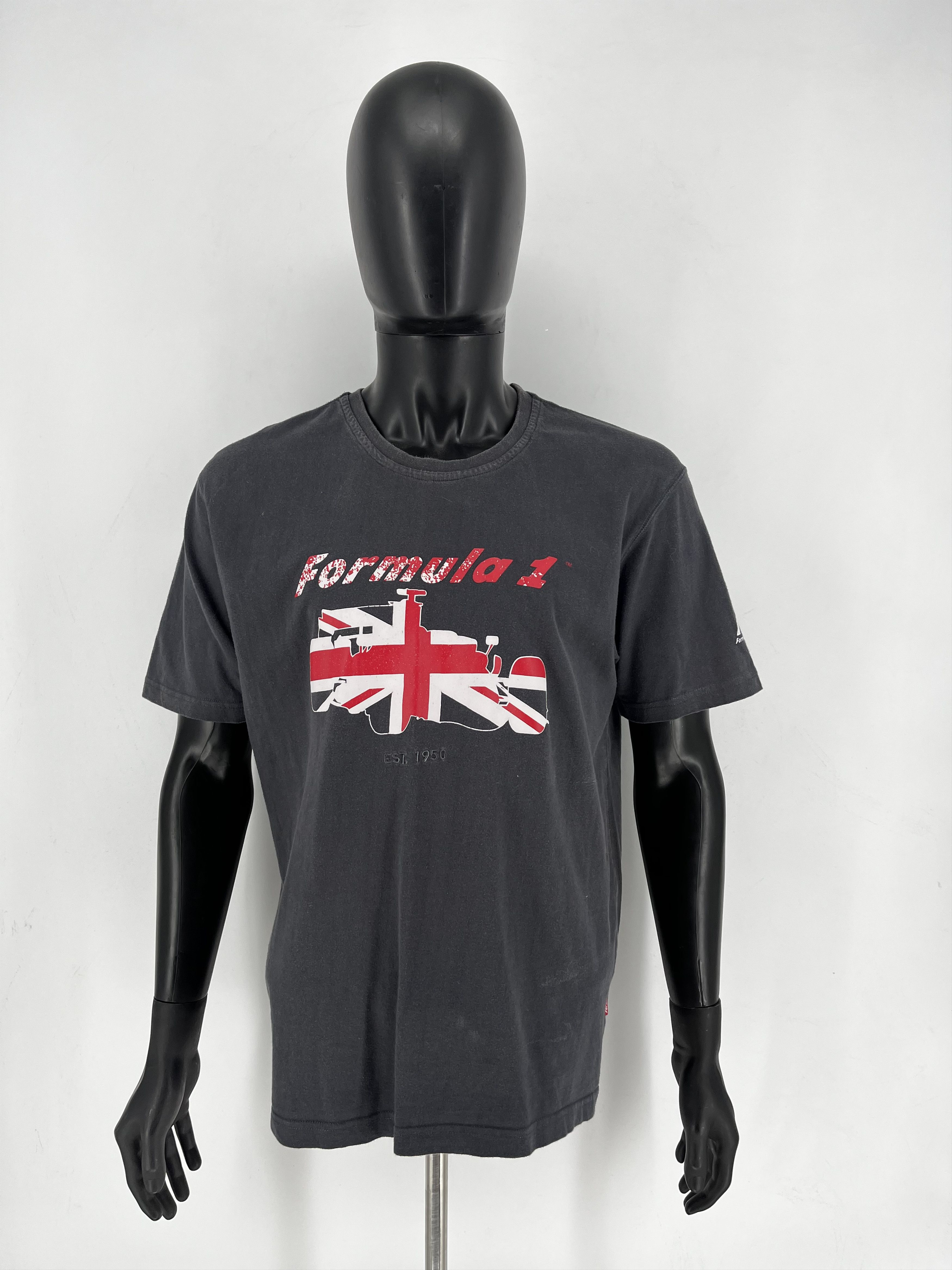 Vintage Vintage F1 Racing Motorsport Graphic Tee 90s Y2K Size US L / EU 52-54 / 3 - 2 Thumbnail