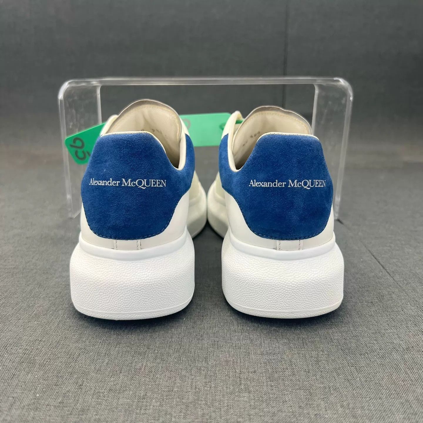 Alexander McQueen McQueen Blue Heel Suede 39.5 Size US 9 / IT 39 - 4 Thumbnail
