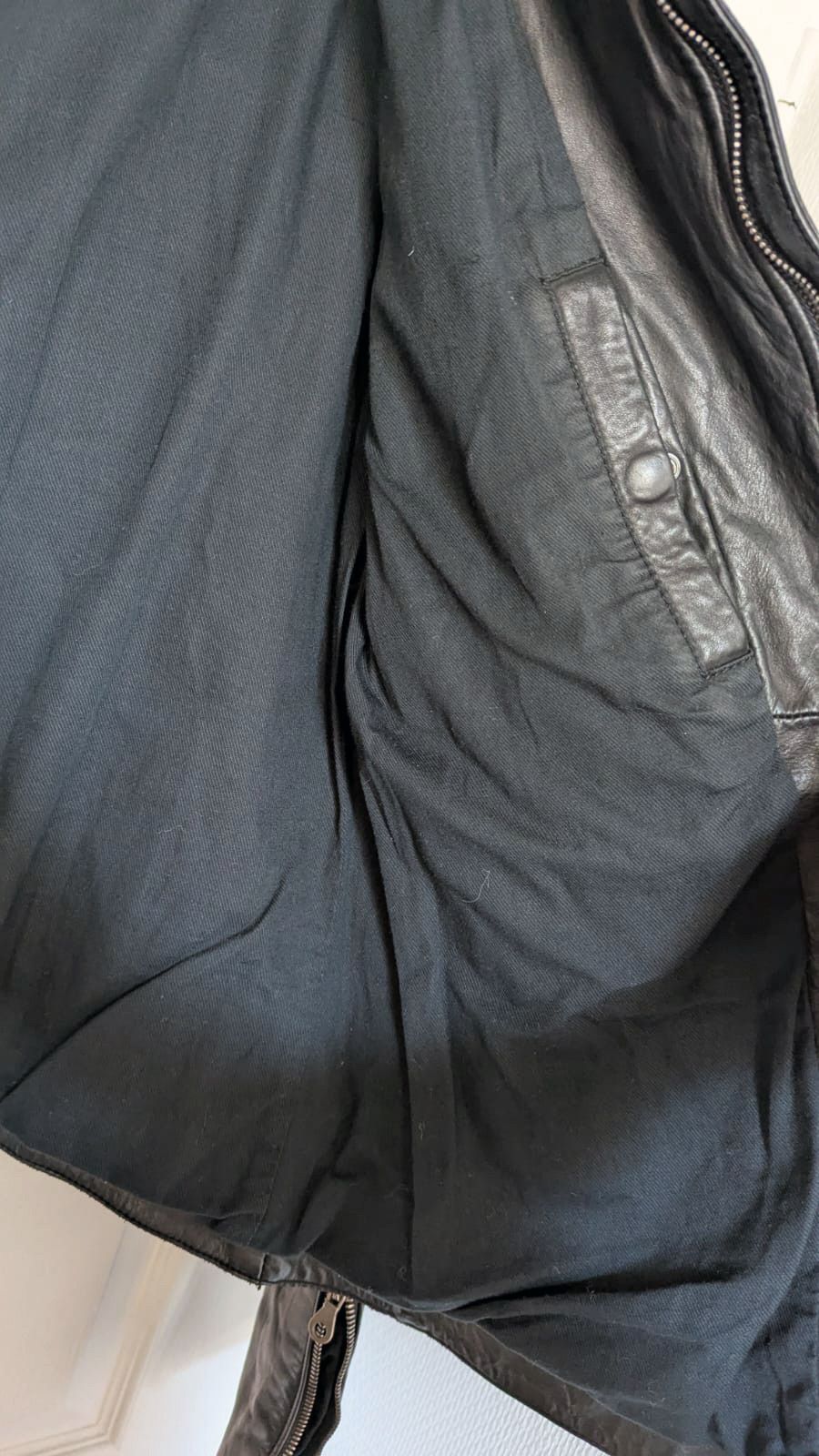 Lost & Found Ria Dunn Ria Dunn biker jacket in black horsehide leather Size S / US 4 / IT 40 - 6 Thumbnail