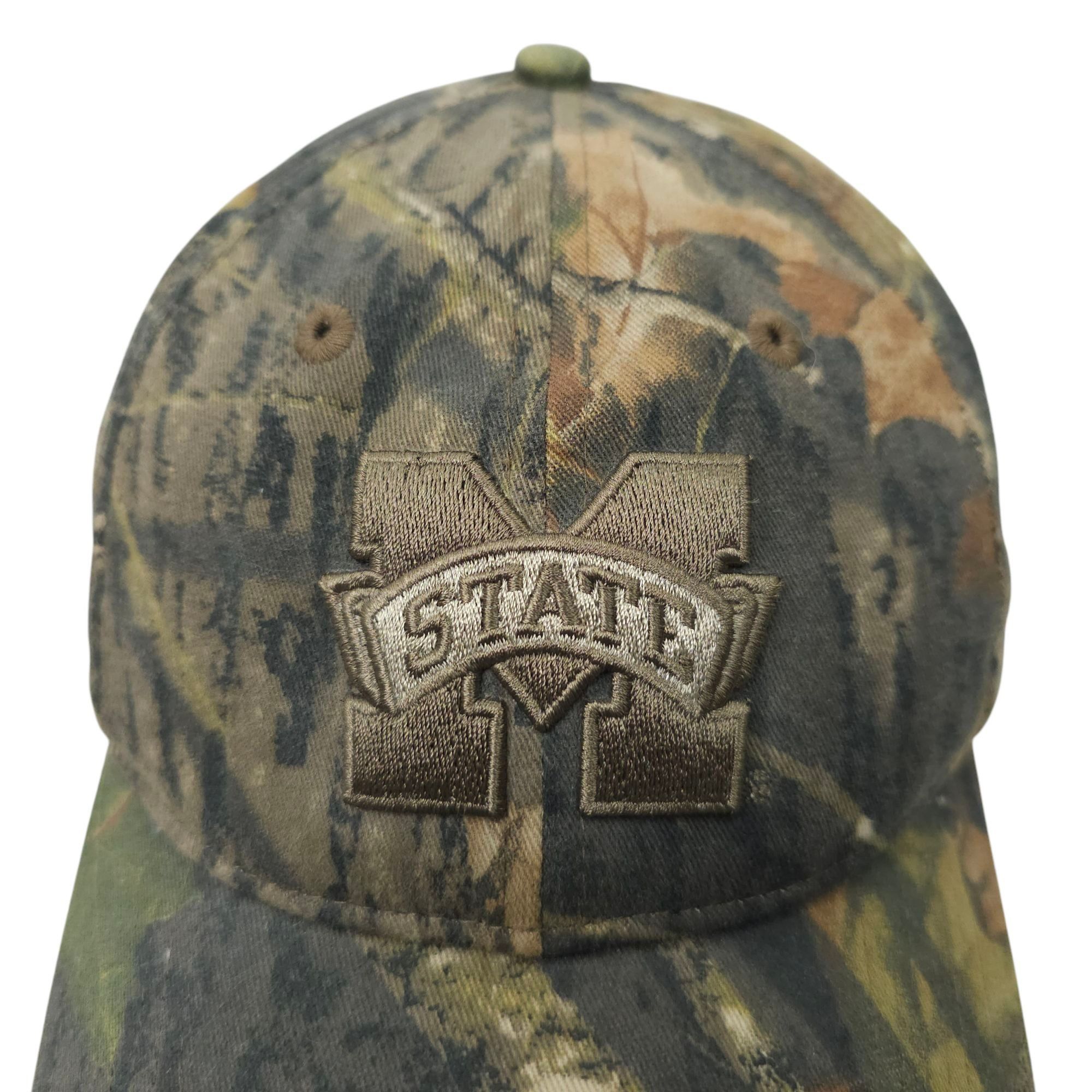 Other MS State Bulldogs Embroidered Patch Strapback Cap Camo Hat Size ONE SIZE - 9 Thumbnail