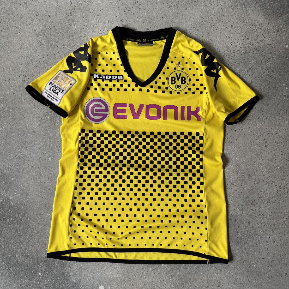 Kappa 2010/2011 Borrusia Dortmund Mario Gotze Kappa Soccer Jersey Size US L / EU 52-54 / 3 - 1 Thumbnail