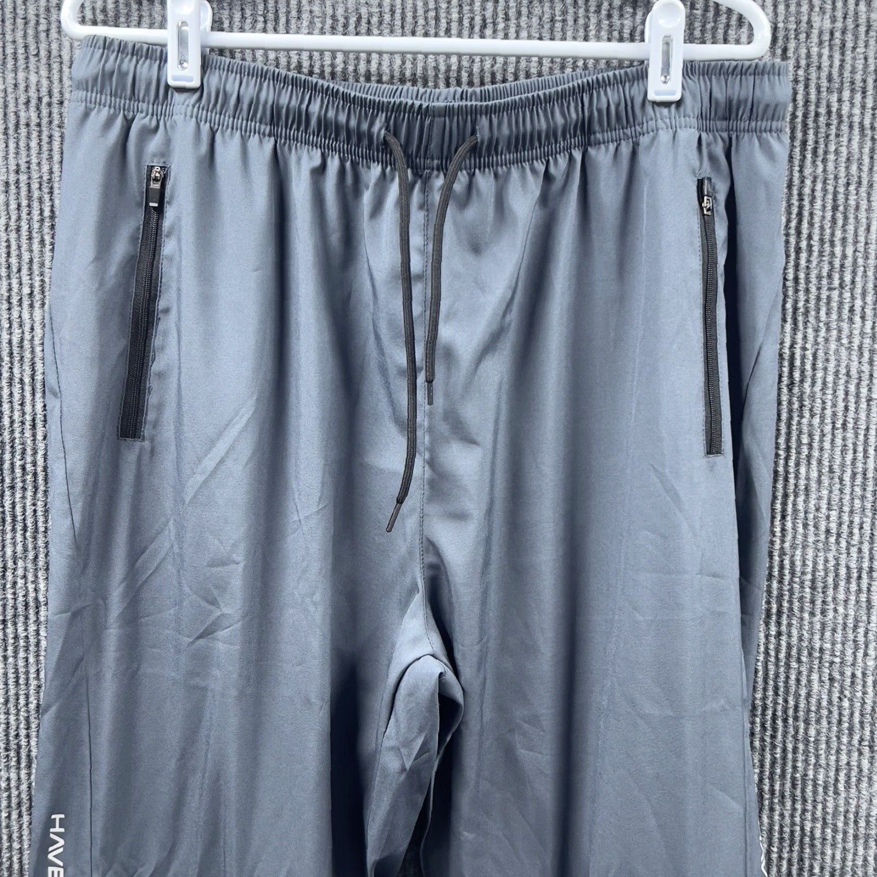 Vintage HaveRun Mens Gray Jogger Pants - XL - Drawstring Pockets 34x30 Interstate Athletic Style) Size US 36 / EU 52 - 5 Thumbnail