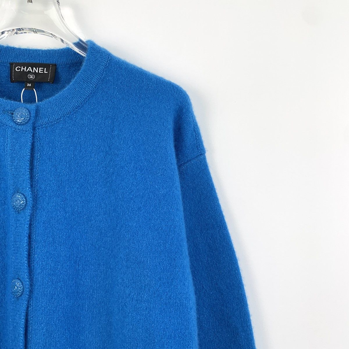 Chanel Chanel Ski Series Dark Blue Long Sleeve Knit Cardigan K26WX Size XS / US 0-2 / IT 36-38 - 3 Thumbnail