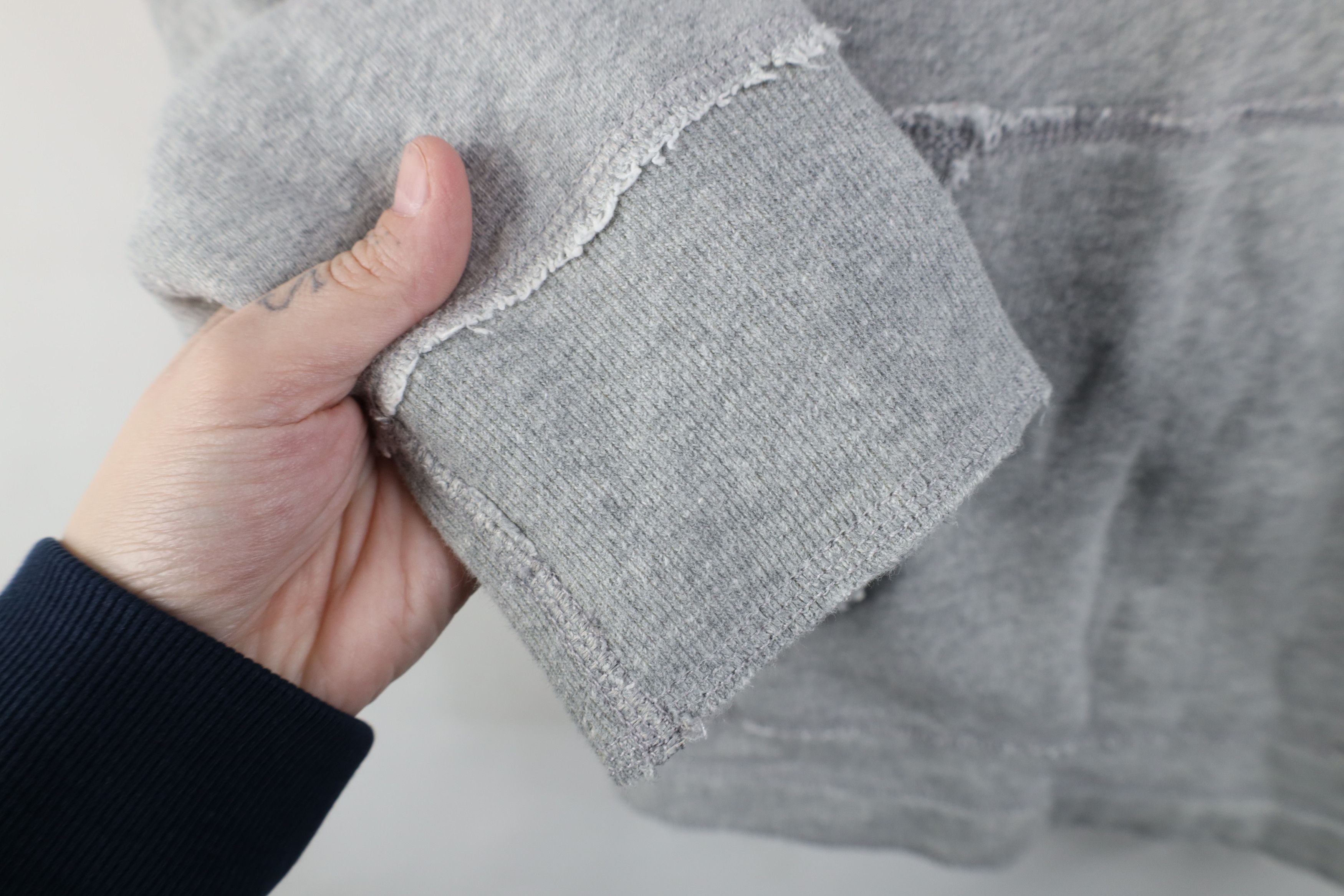 Abercrombie & Fitch Vintage 90s Y2K Abercrombie & Fitch Heavy Henley Hoodie Gray Size US XL / EU 56 / 4 - 8 Thumbnail