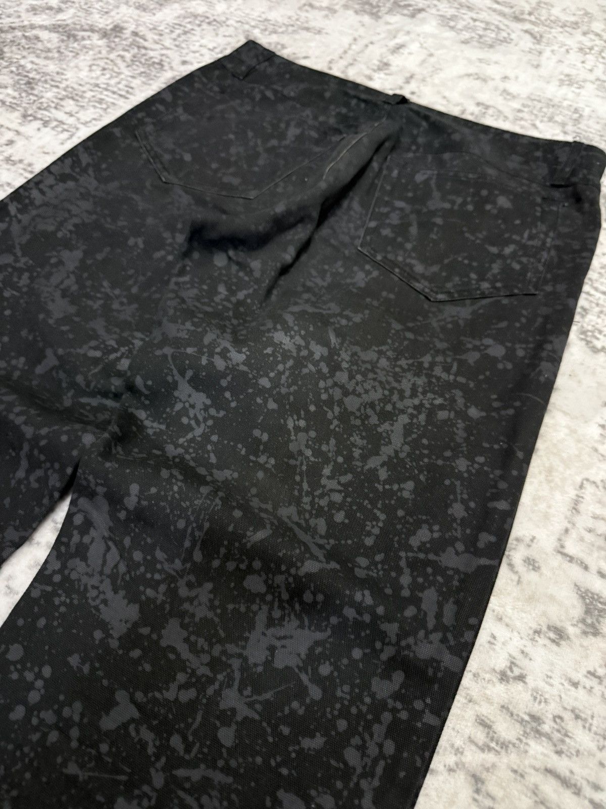 If Six Was Nine 5351 Pour les Homme Artisanal Studs Blackout Splatter Pants Size US 30 / EU 46 - 18 Thumbnail