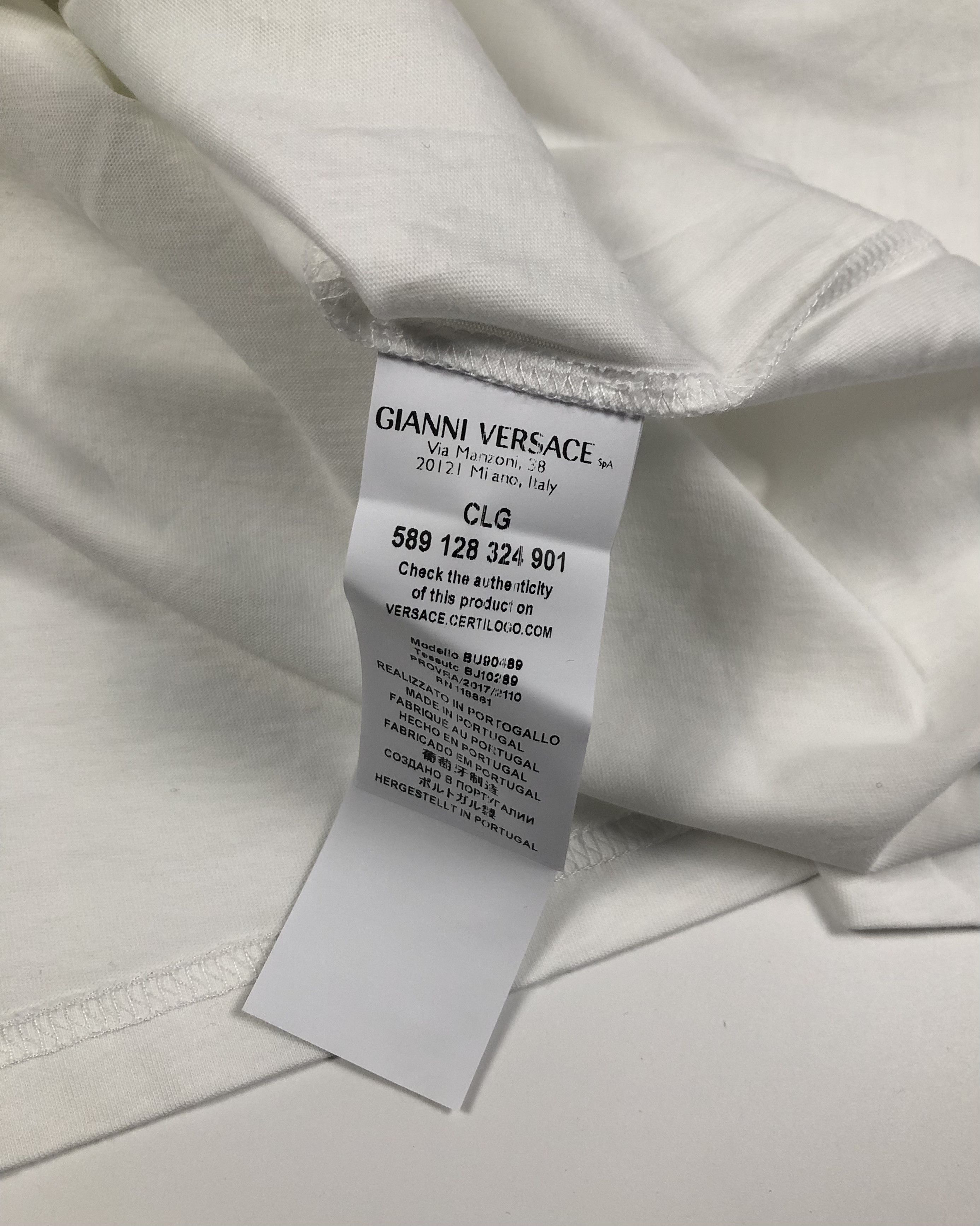 Versus Versace Versus Versace T-Shirt Logo Chest Size US L / EU 52-54 / 3 - 6 Thumbnail