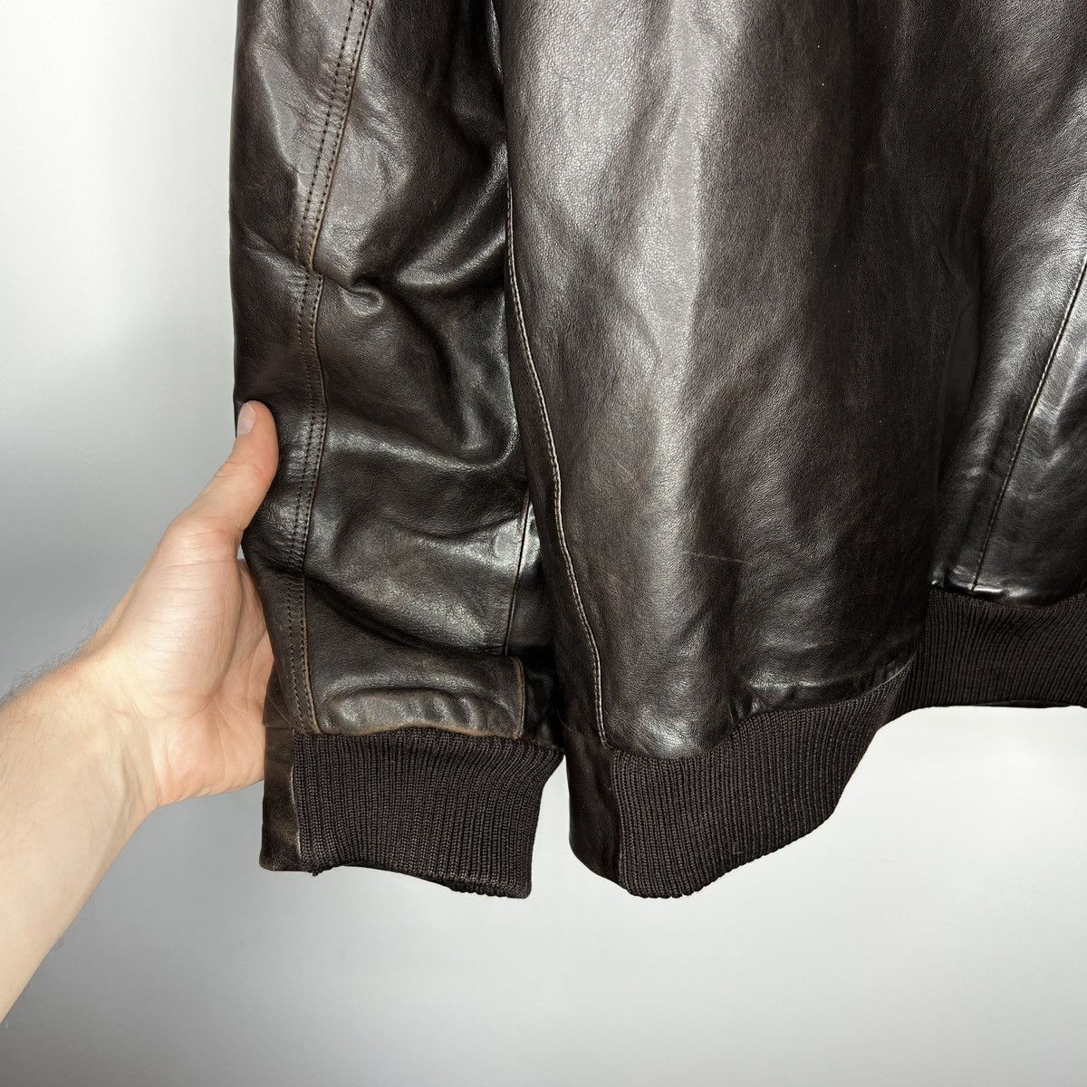 SERAPHIN Seraphin Manufacture Lamb Leather Cupro Jacket Brown Size US M / EU 48-50 / 2 - 12 Thumbnail