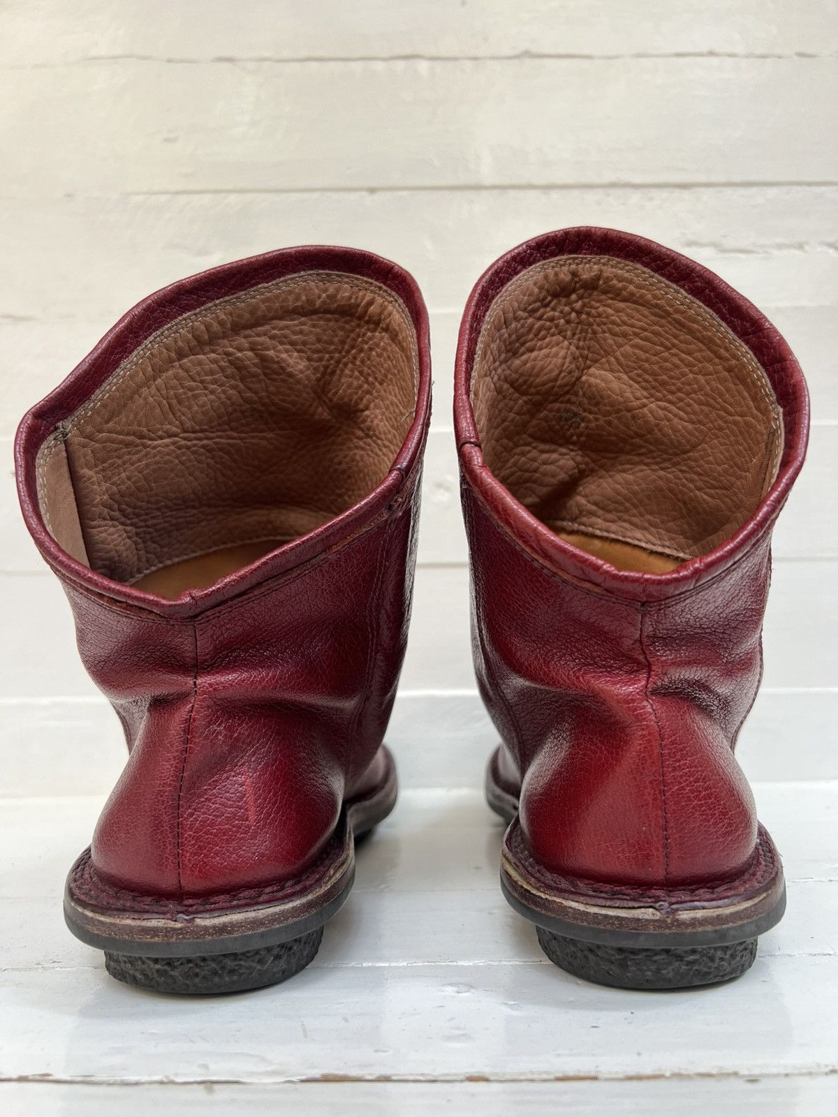 Trippen Trippen Women's Leather Red Slouch Medieval Comfort Size US 6 / IT 36 - 8 Thumbnail