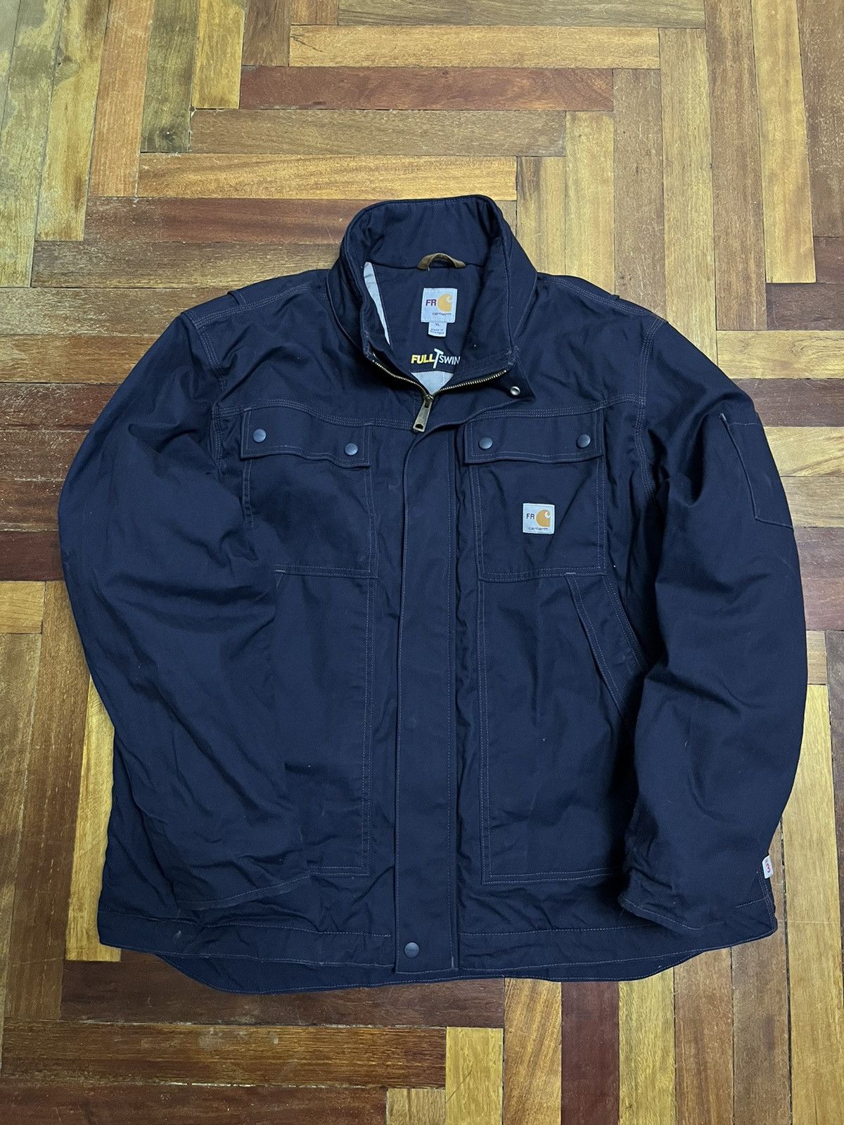 Carhartt × Vintage Carhartt FR Vintage Active Work Jacket Size US XL / EU 56 / 4 - 1 Thumbnail