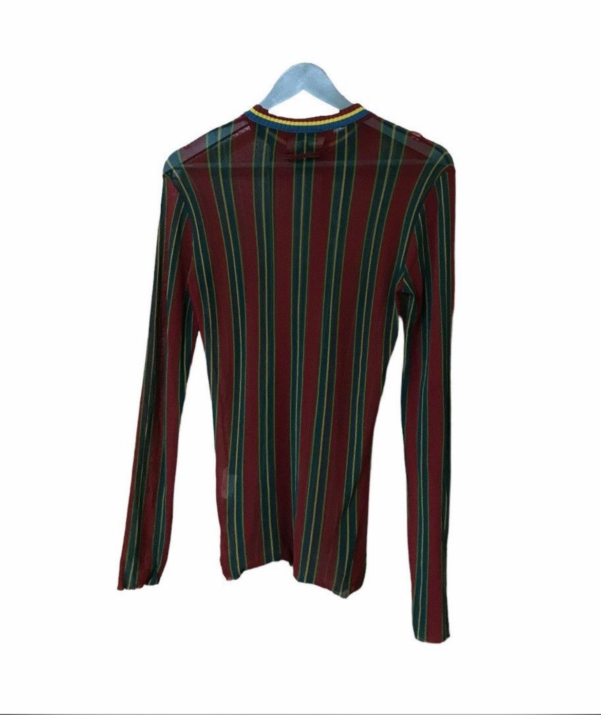 Jean Paul Gaultier Jean Paul Gaultier Maille Mesh Striped Down Size M / US 6-8 / IT 42-44 - 10 Thumbnail