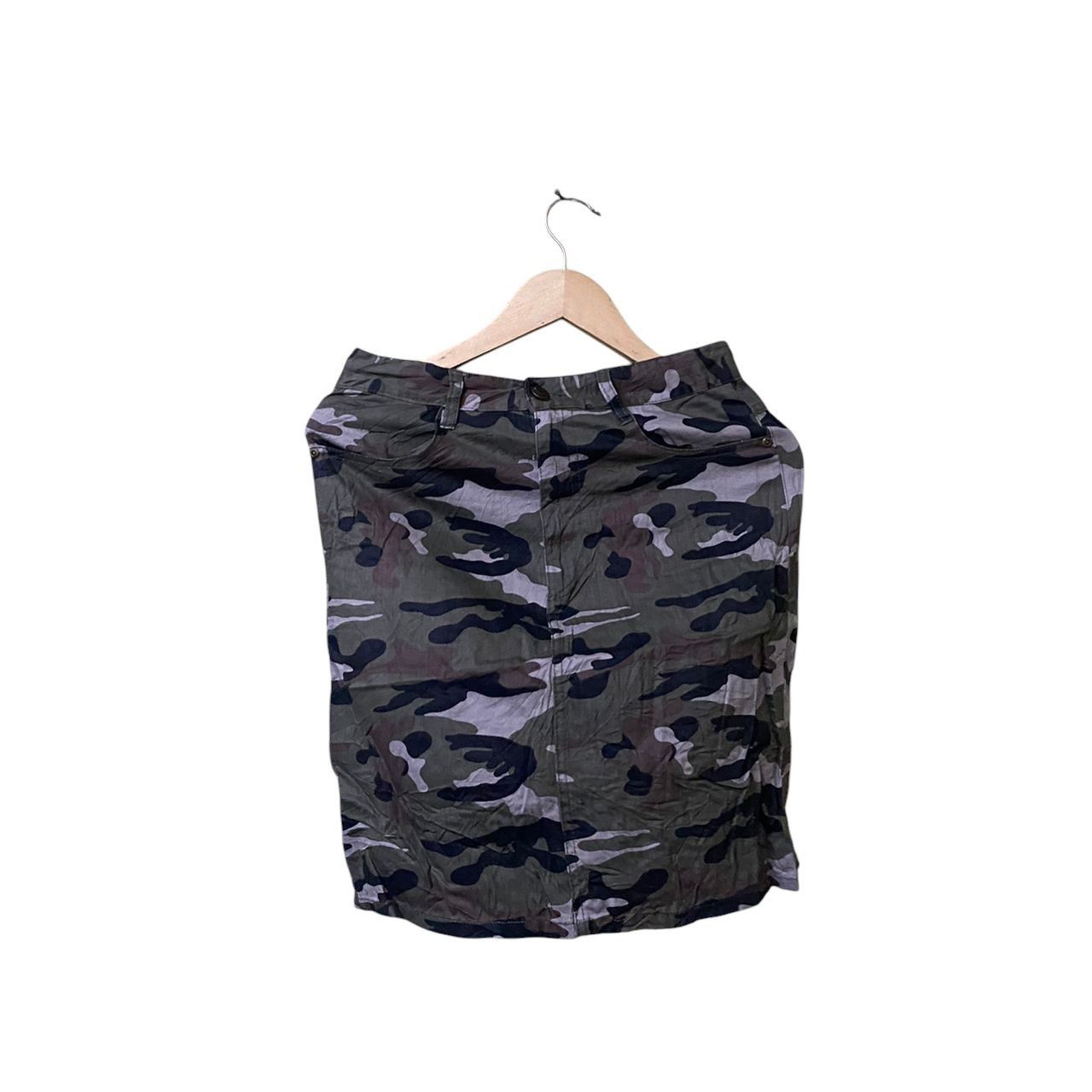 Soridere mini skirt camo design