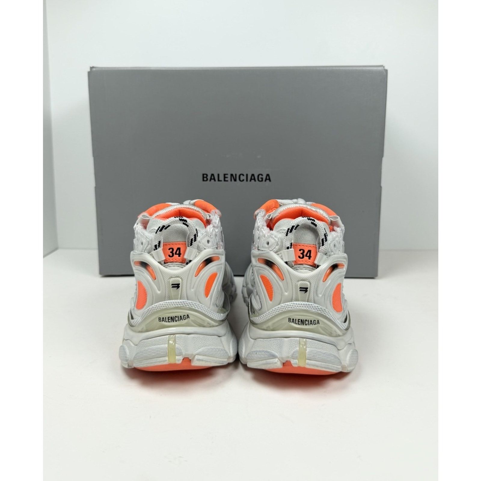 Balenciaga Size 34EU/4W - Balenciaga Runner Sneakers orange NEW Size US 4 / IT 34 - 4 Thumbnail