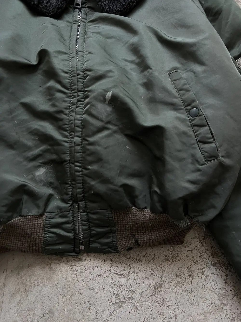 Vintage SOLD* Vintage 70s Golden Fleece Bomber Military Jacket Size US L / EU 52-54 / 3 - 6 Thumbnail