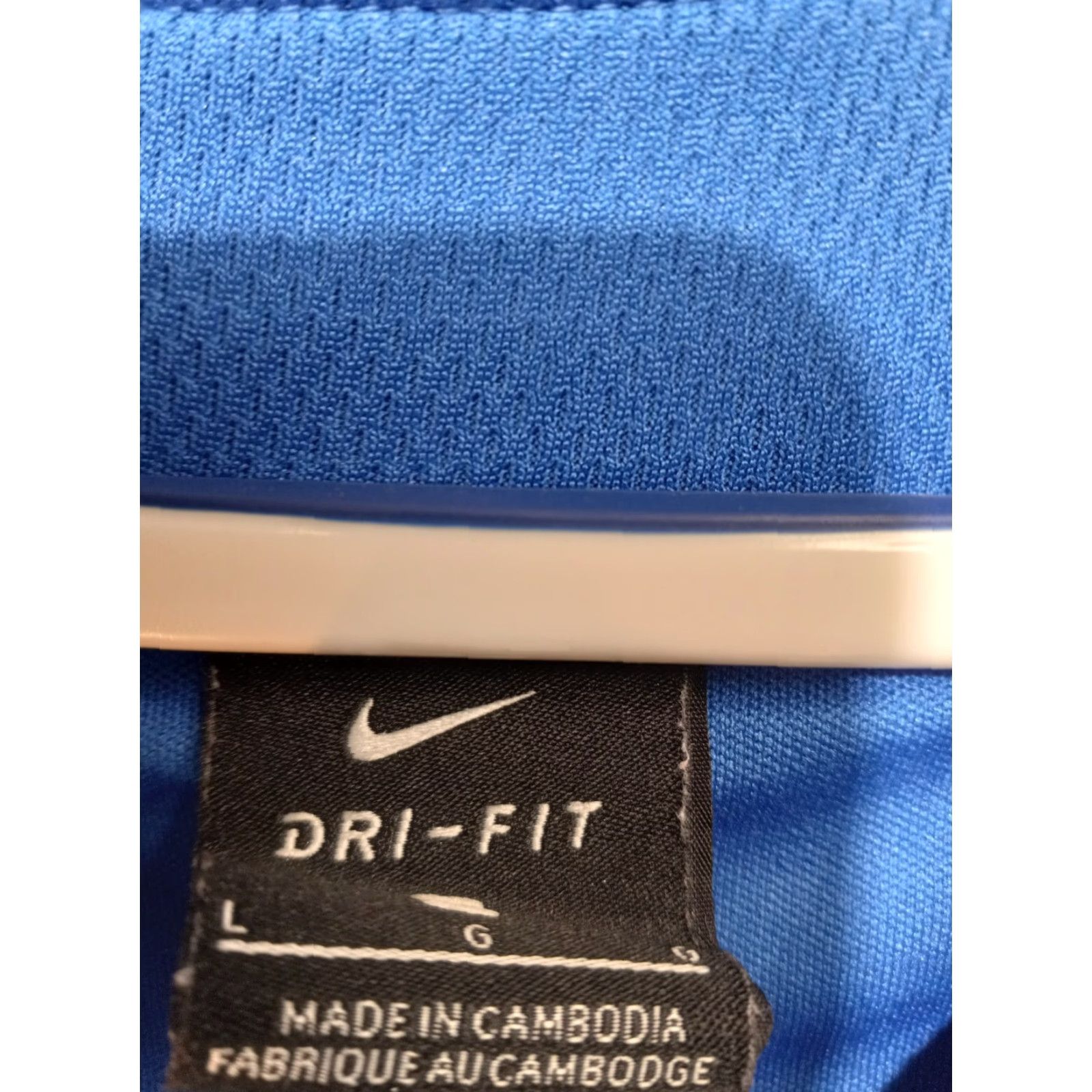 Nike Nike Dri-Fit Jacket Men's L Blue Full Zip Embroidered Logo Nike Jacket Dri-Fit All Seasons Size US L / EU 52-54 / 3 - 3 Thumbnail