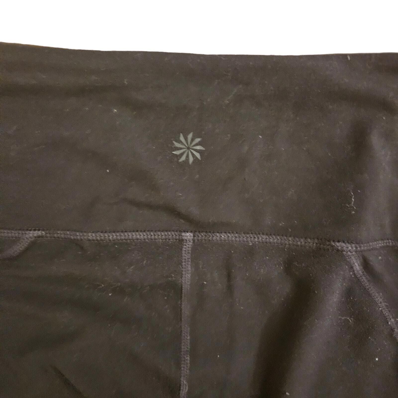 Designer Athleta Ankle Leggings Skinny Stretch Women's Black Size MP Size 32" / US 10 / IT 46 - 4 Thumbnail