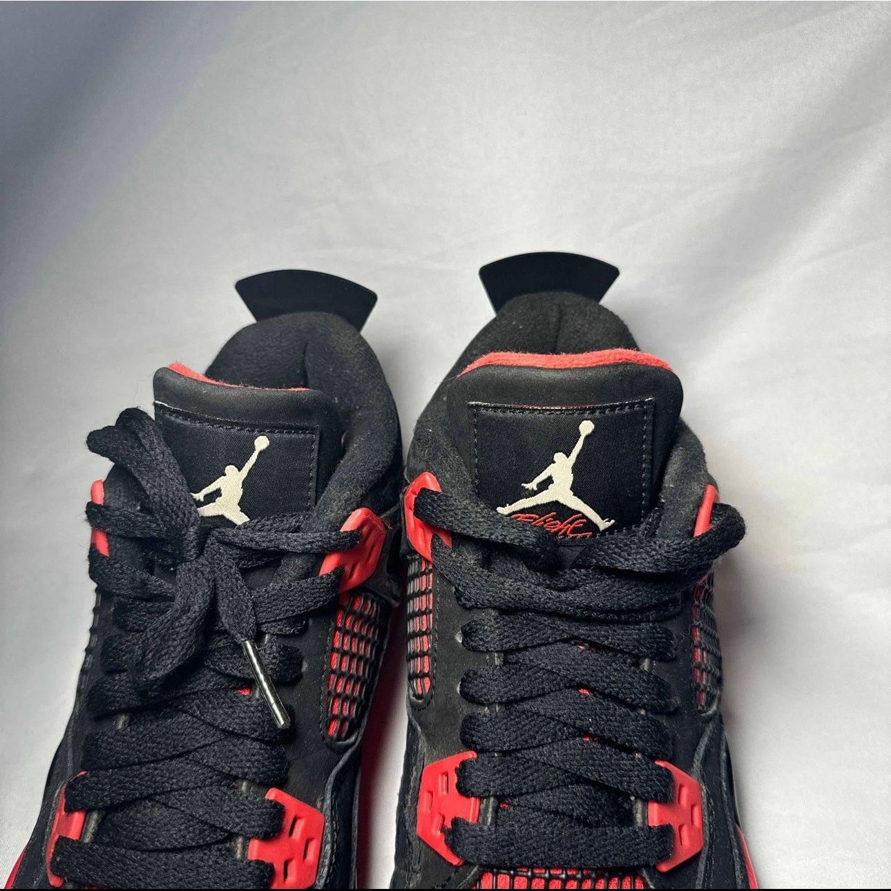 Jordan Brand × Nike Size 5.5 Nike Air Jordan 4 Retro GS Red Thunder Men's Shoes Size US 5.5 / EU 38 - 9 Thumbnail