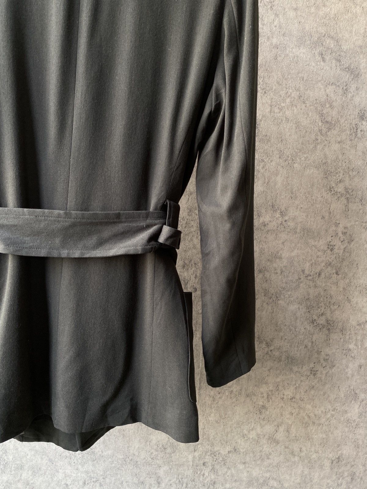 Yohji Yamamoto Vintage Y’s Yohji Yamamoto Belted Design Coat Dark Green Size US M / EU 48-50 / 2 - 9 Thumbnail