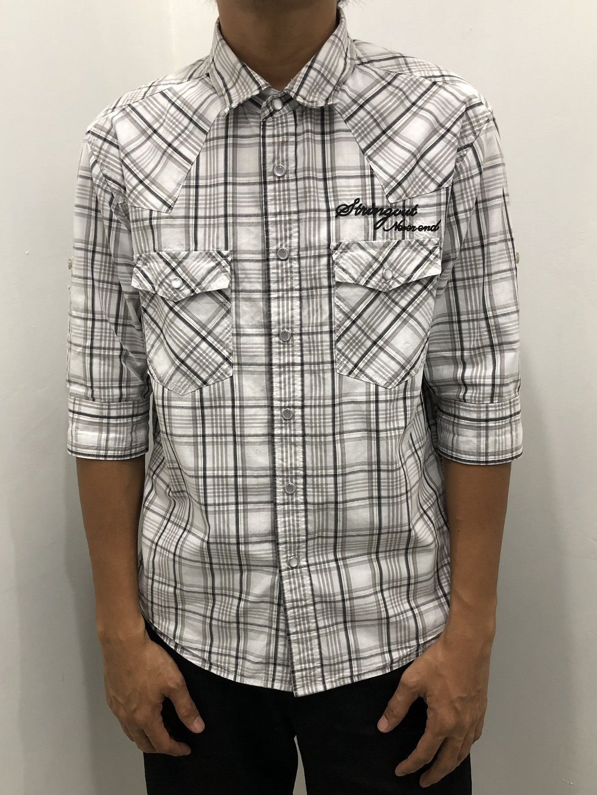 Japanese Brand Japanese Poem Button Up Shirt Embroidery Details Size US L / EU 52-54 / 3 - 3 Thumbnail