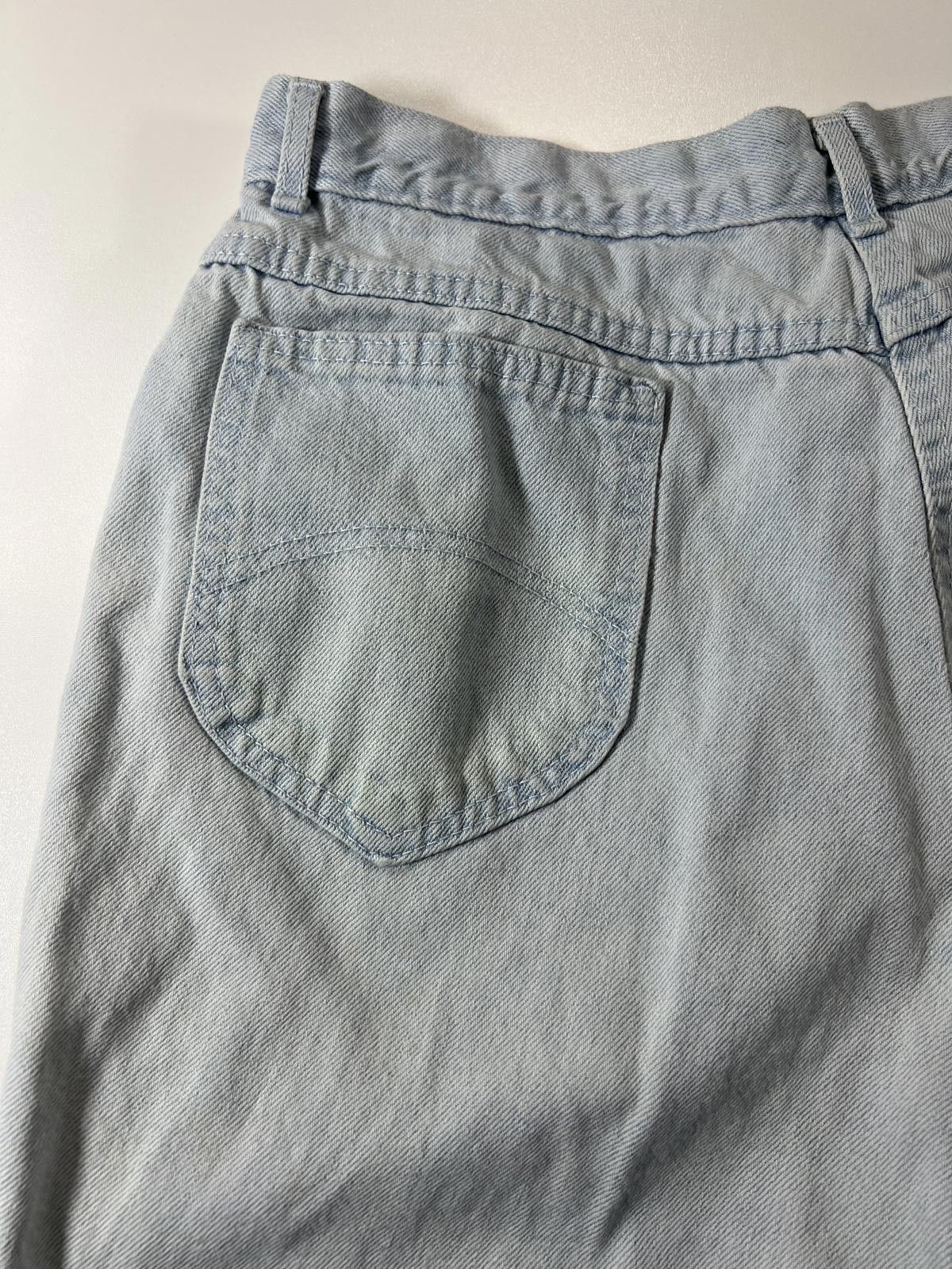 Unknown London Vintage Chic Light Blue Denim Shorts Size US 28 / EU 44 - 11 Thumbnail