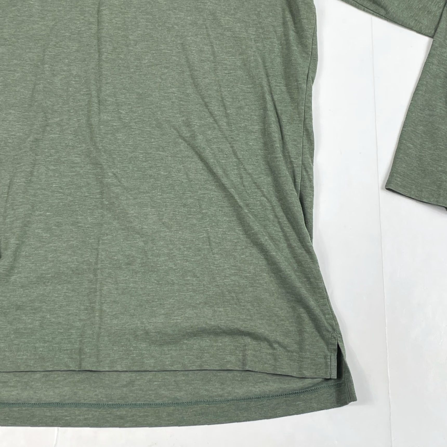 Cuts Cuts Shirt Mens Large Green Henley Long Sleeve Running Workout Stretch Size US L / EU 52-54 / 3 - 5 Thumbnail