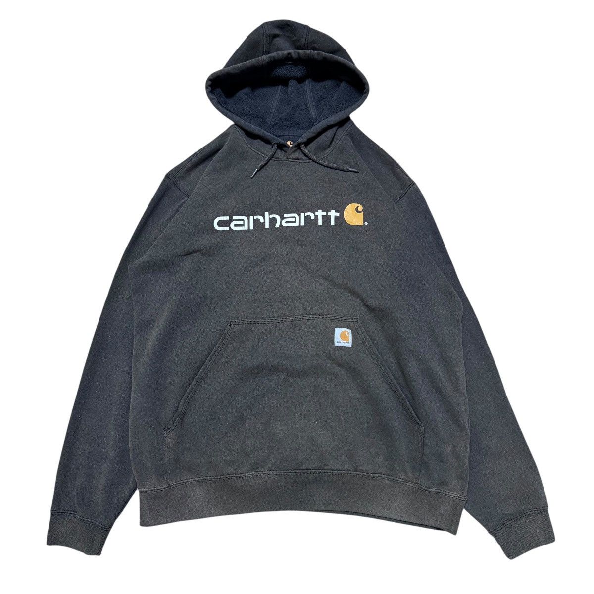 Carhartt Vintage Carhartt Hoodie Sunfaded Size US L / EU 52-54 / 3 - 1 Thumbnail