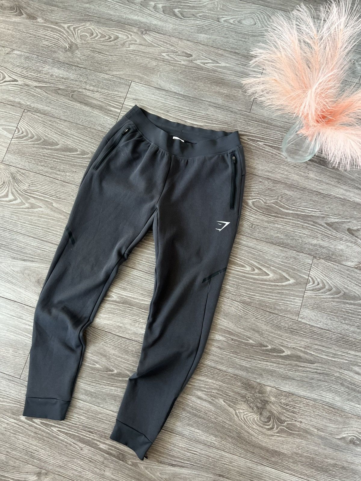 Gymshark ‼️Gymshark Print Logo New Collection Straight Joggers‼️ Size US 31 - 6 Thumbnail