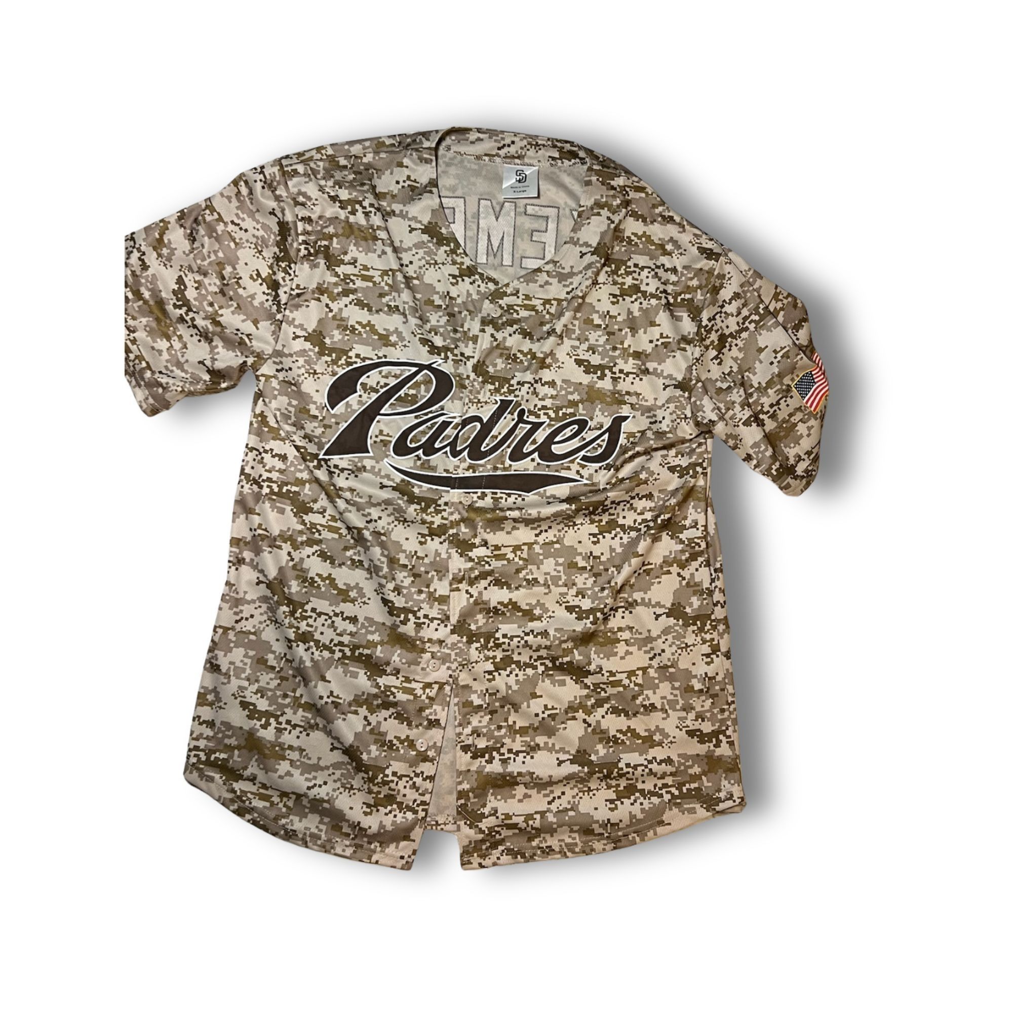 Other MLB San Diego Padres Matt Kemp #27 Camo Jersey XL Made In Ch Size US XL / EU 56 / 4 - 2 Thumbnail