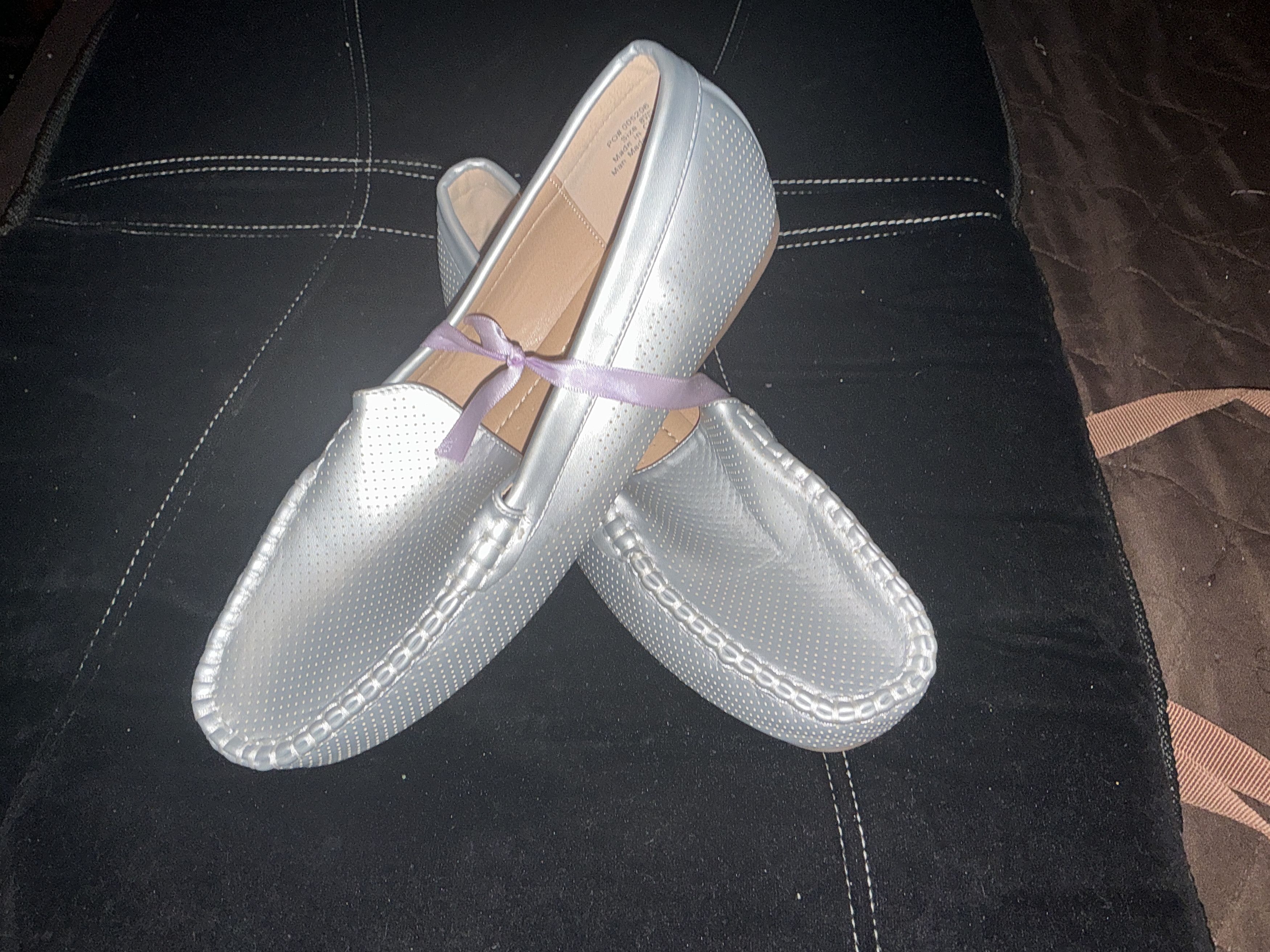 Other Silver Comfortfear Loafers Size 8 -, $40 OBO! Size US 8 / IT 38 - 1 Thumbnail