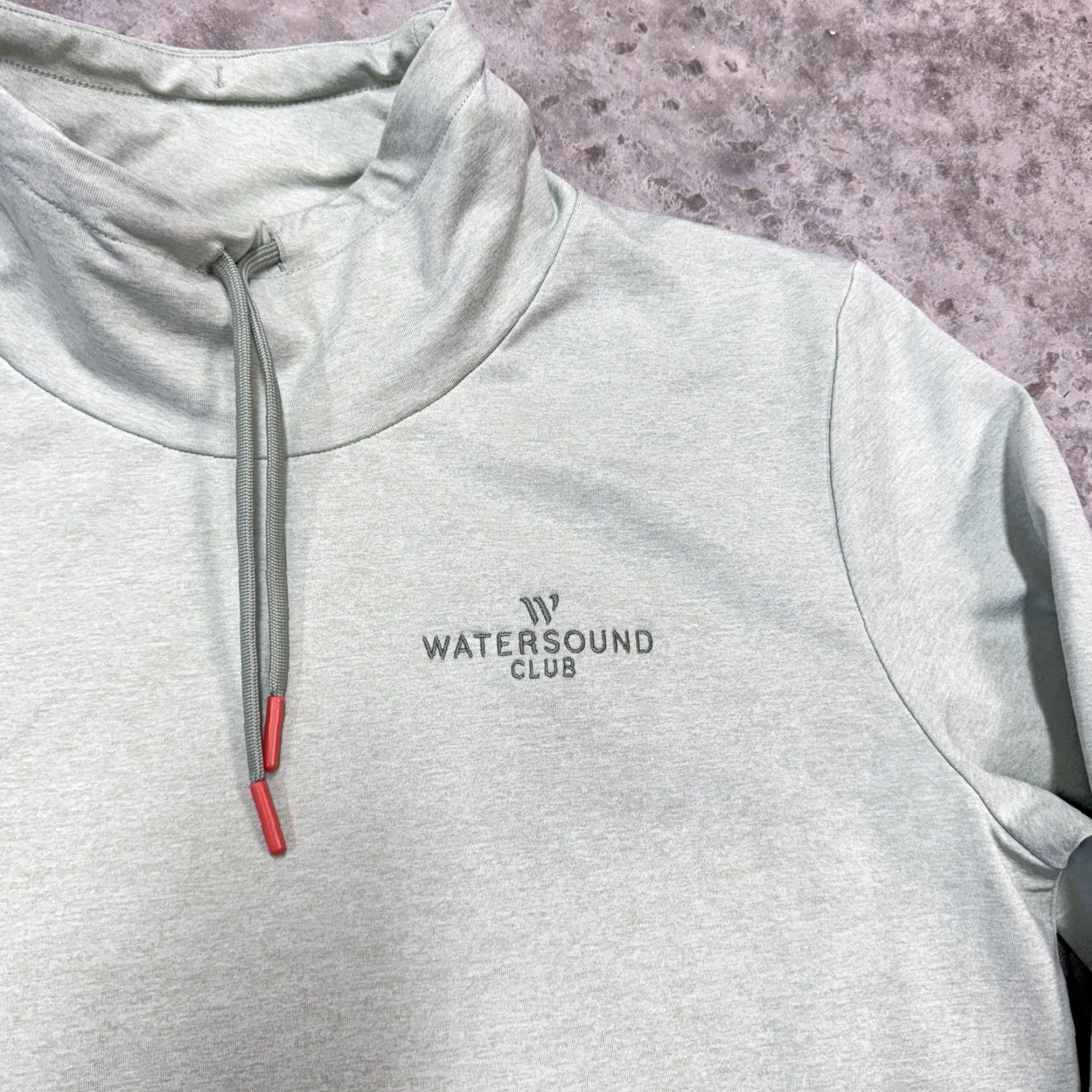 Footjoy FootJoy Watersound Club Sweater Womens S Green Mock Neck Pullover Jersey Logo Solid Golf Pullover Size S / US 4 / IT 40 - 2 Thumbnail