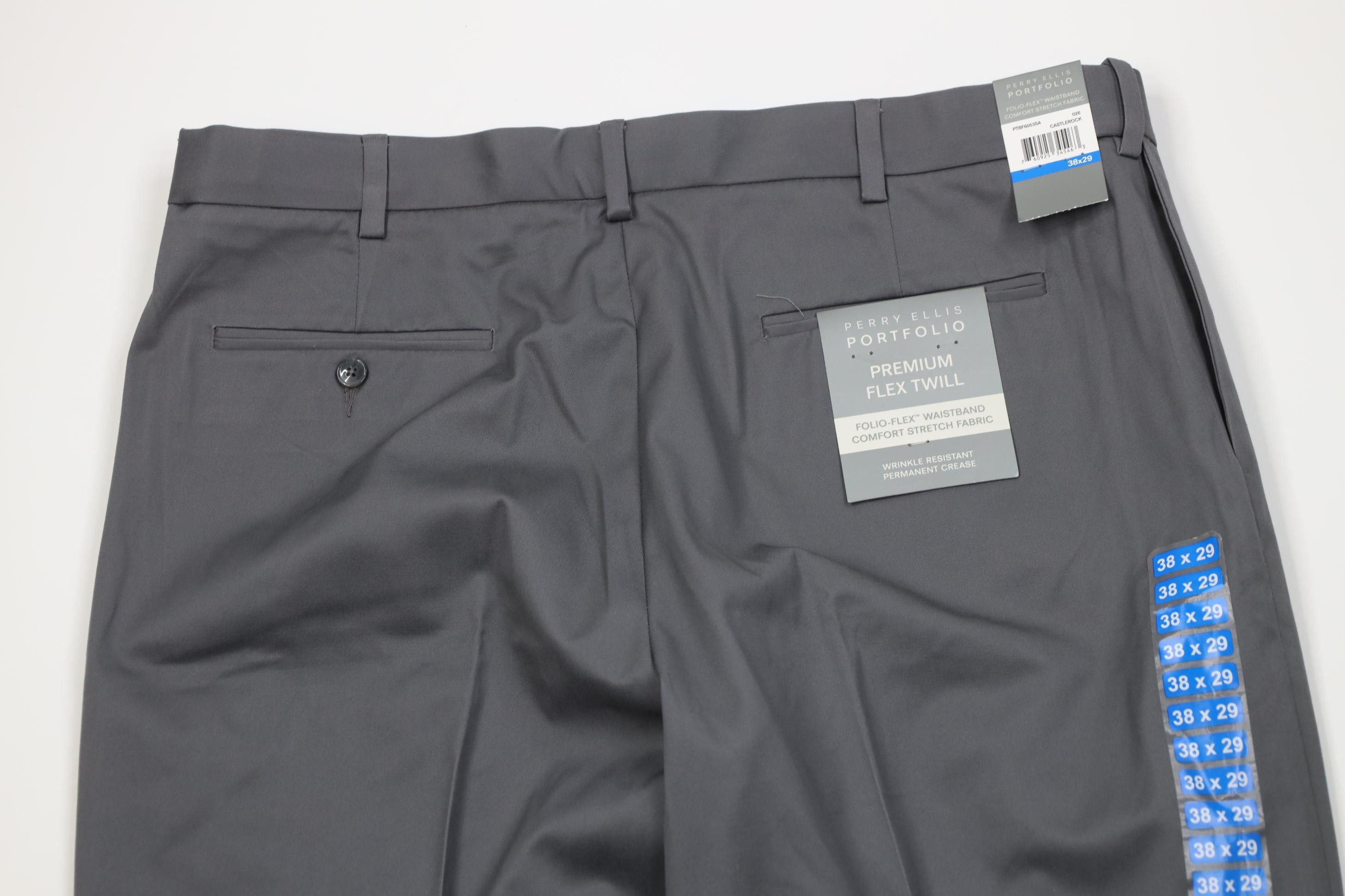 Vintage Deadstock Vintage Y2K Wide Leg Chino Pants Trousers Gray Size US 38 / EU 54 - 9 Thumbnail