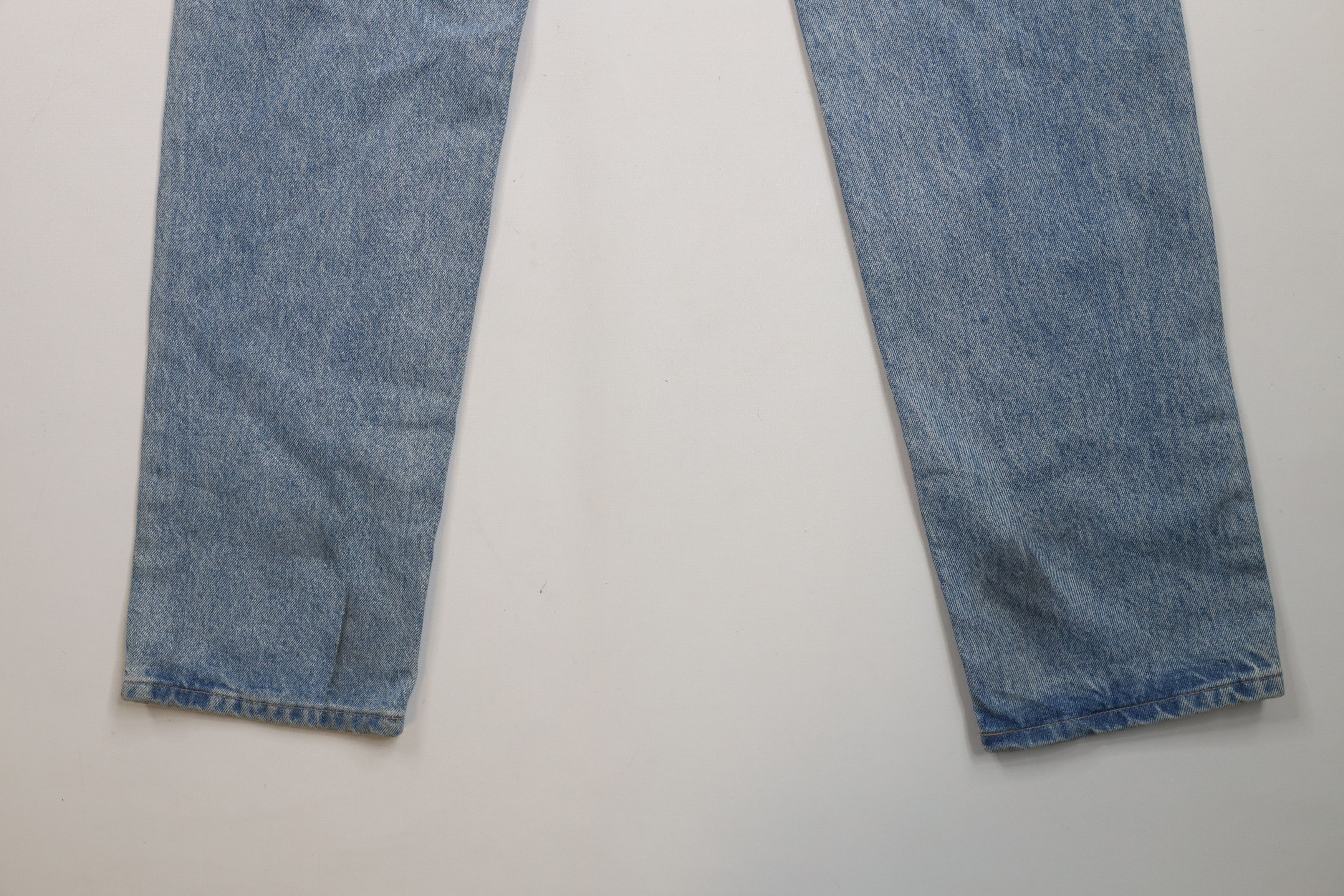 Vintage Vintage 90s Streetwear Straight Leg Denim Jeans Blue Cotton Size US 31 - 14 Thumbnail
