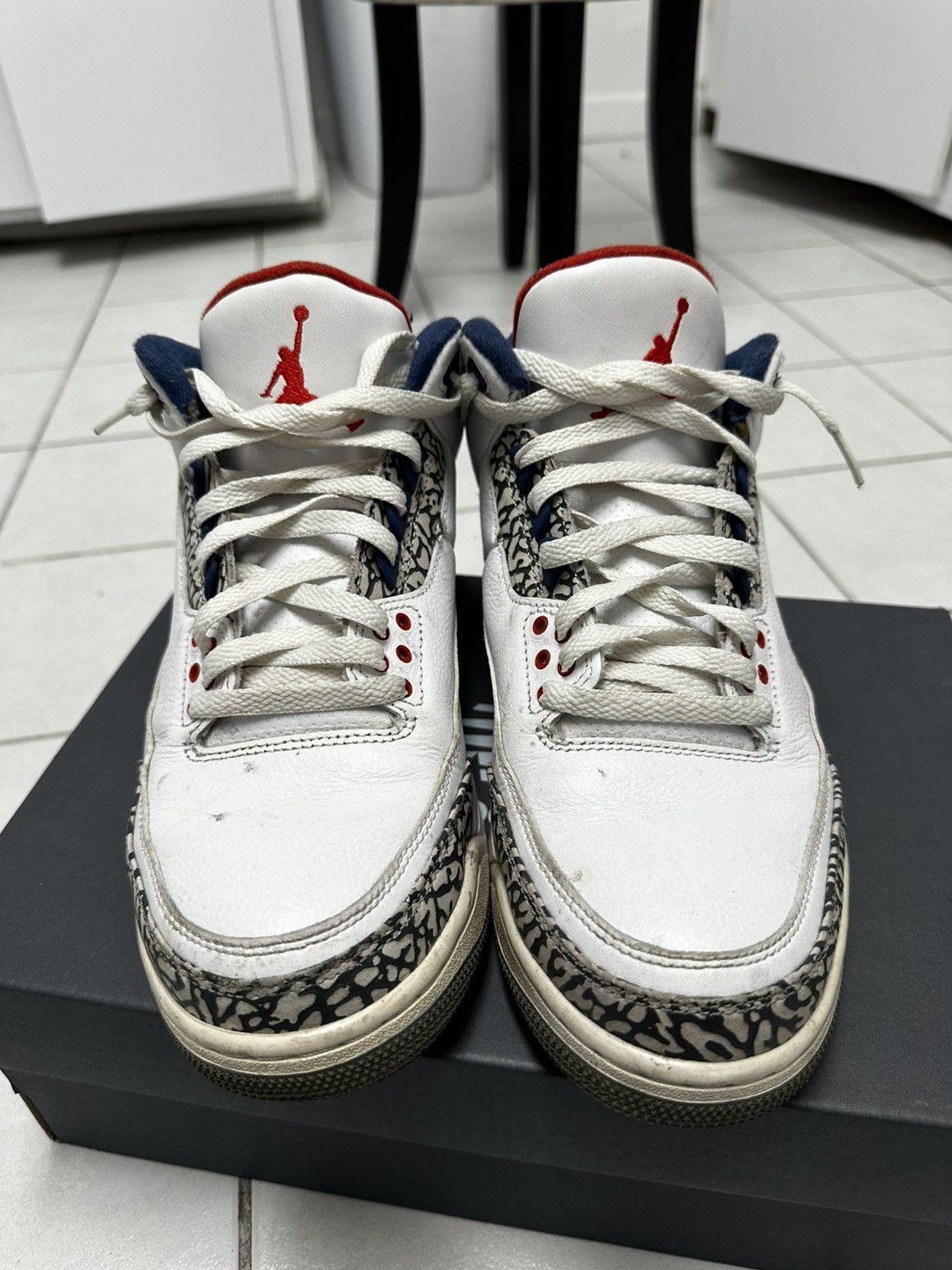 Jordan Brand × Nike Jordan 3 “True Blue” 2016 Size US 11 / EU 44 - 1 Thumbnail